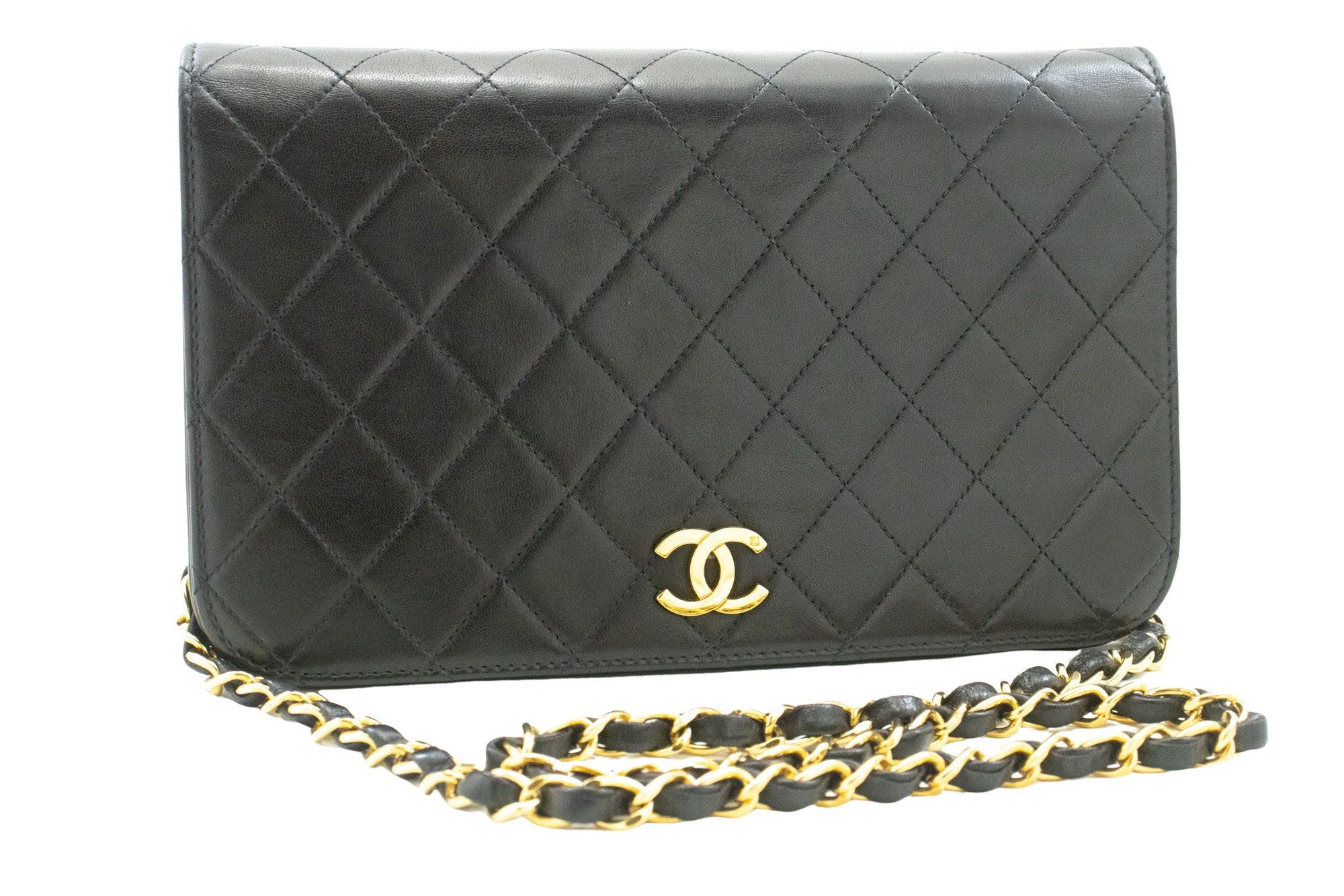 Chanel Black Leather Shoulder Bag (Pre-Owned) Size ONE SIZE - 1 Thumbnail