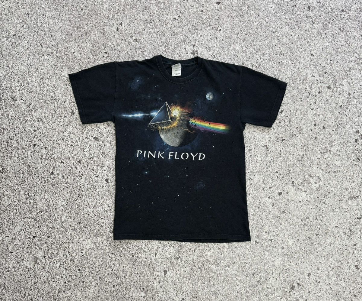 Band Tees × Vintage Vintage 2000’s Pink Floyd The Dark Side Of The Moon T-Shirt Size US M / EU 48-50 / 2 - 2 Thumbnail