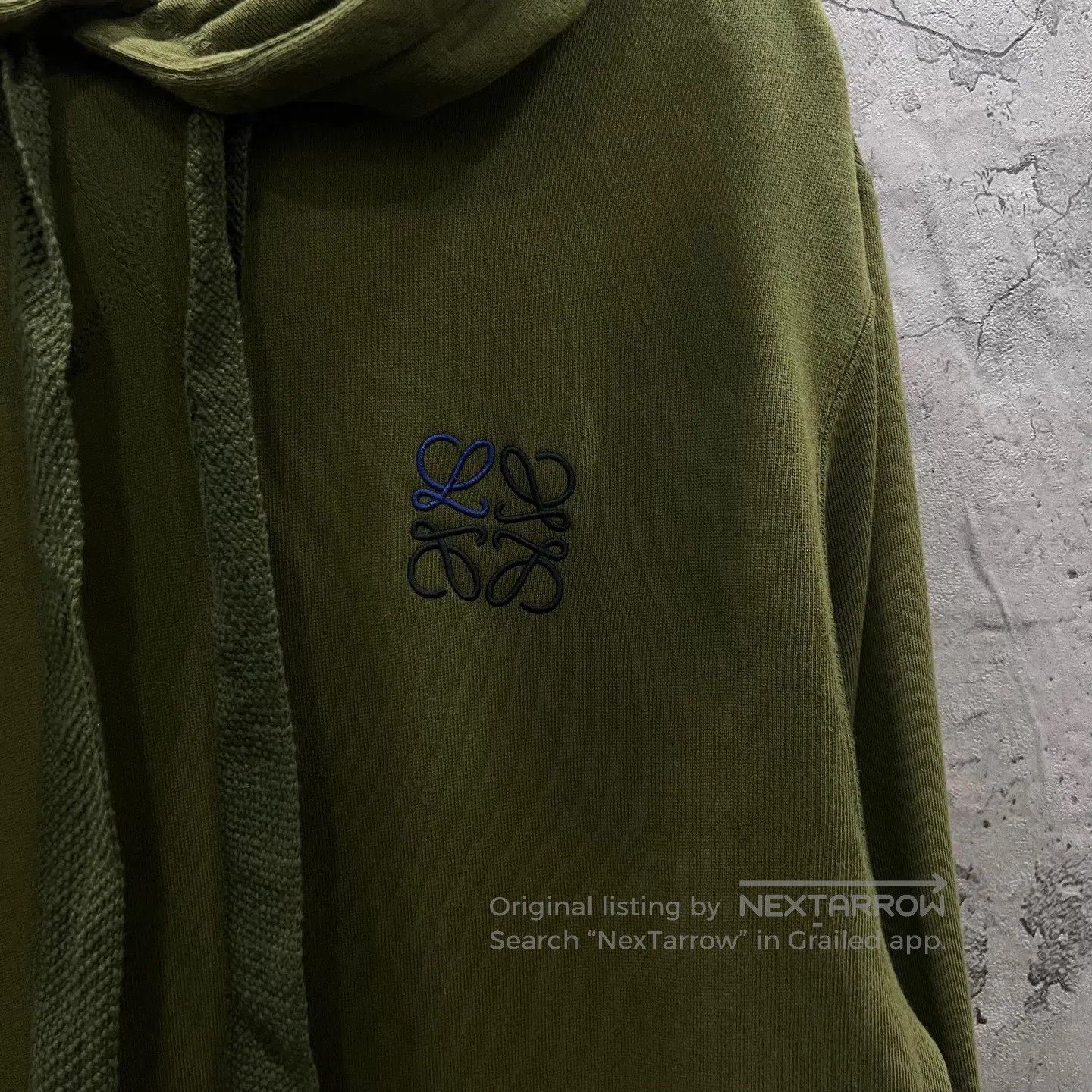 Loewe Loewe Moss Green Hoodie| Size US M / EU 48-50 / 2 - 2 Thumbnail