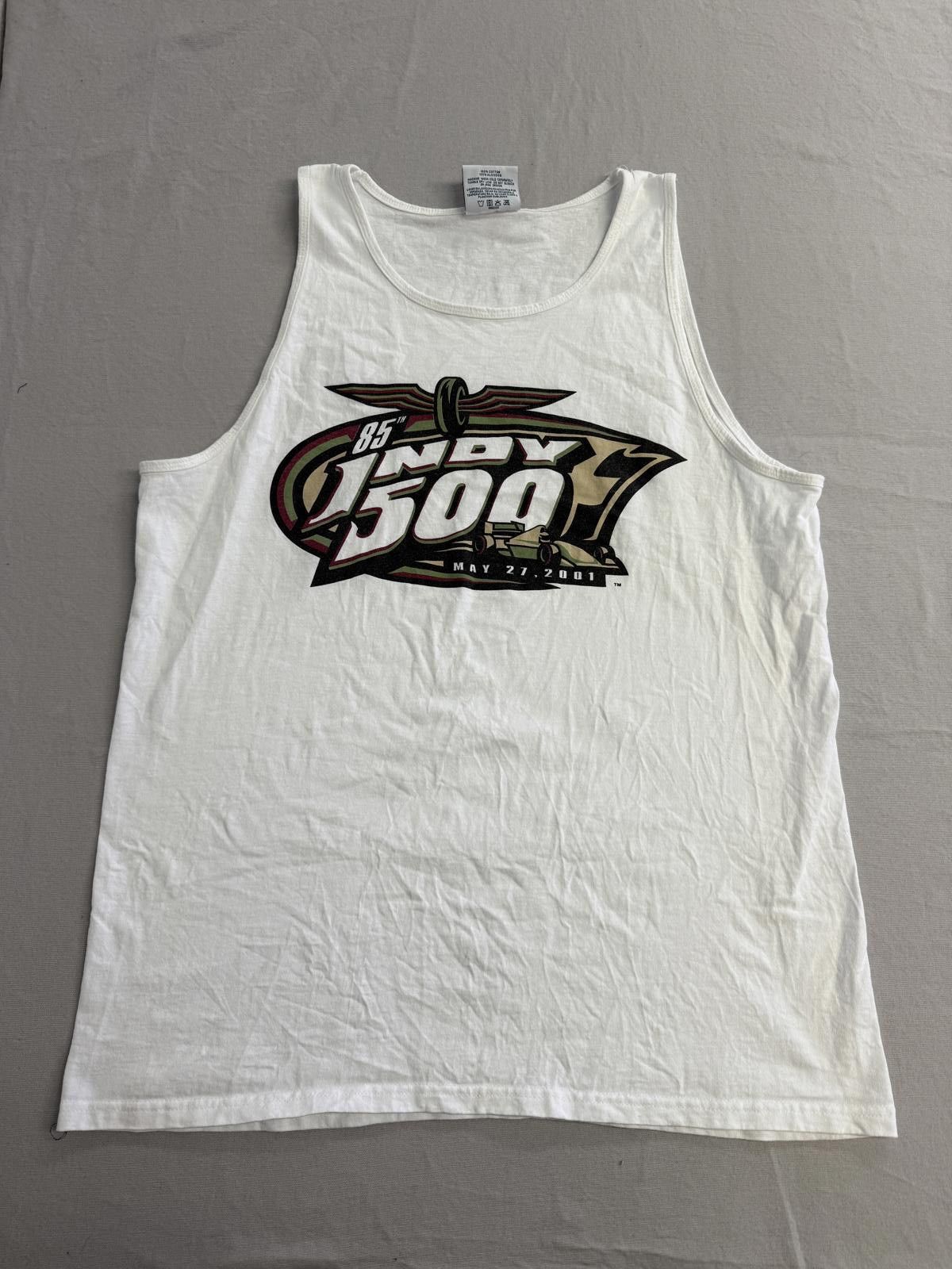 Anvil VTG Indianapolis 500 Tank Top 85th Indy 500 2001 XL Size US XL / EU 56 / 4 - 1 Thumbnail