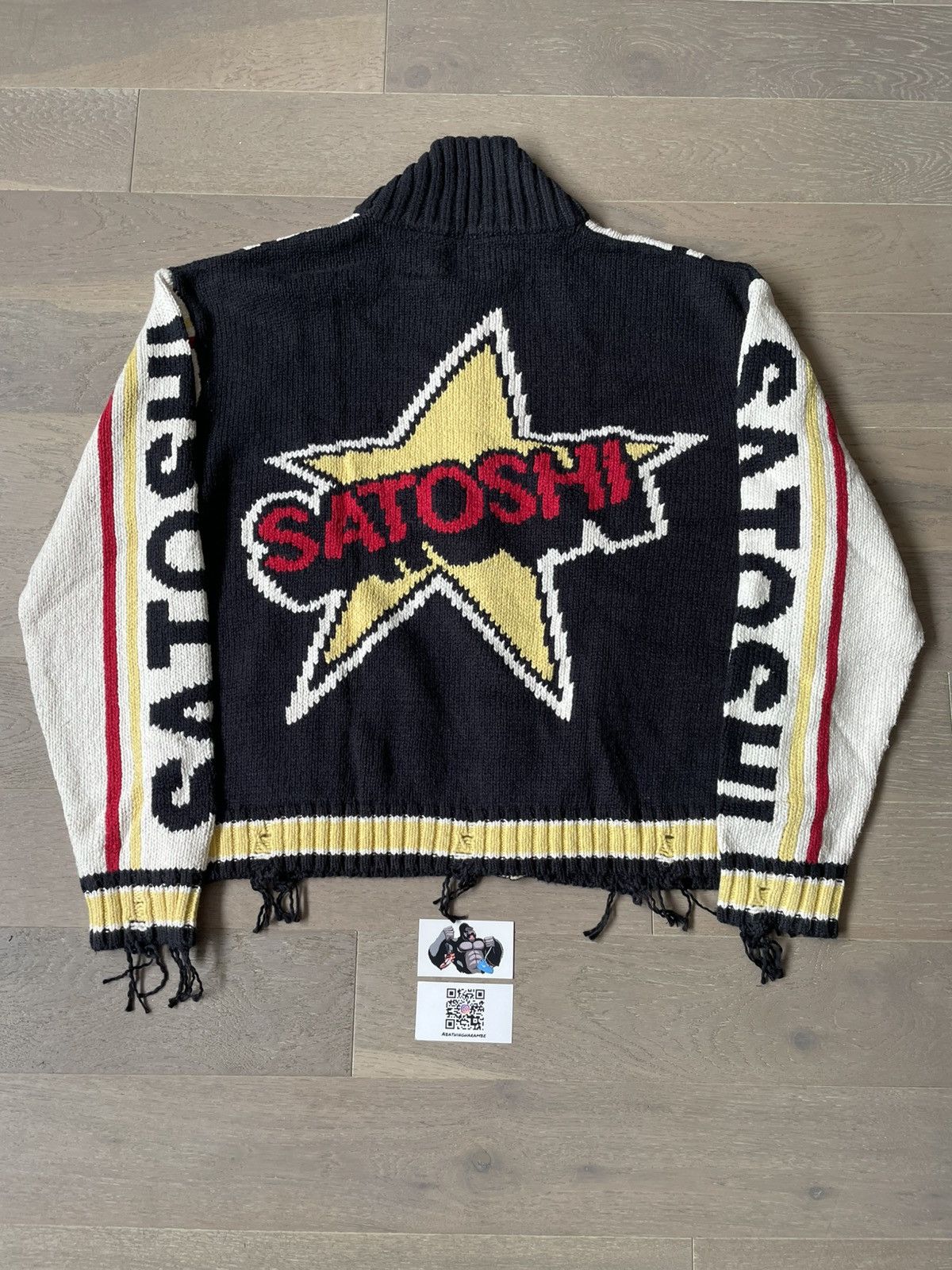 Satoshi Nakamoto Satoshi Nakamoto Memory Varsity Cardigan Size US XL / EU 56 / 4 - 2 Thumbnail
