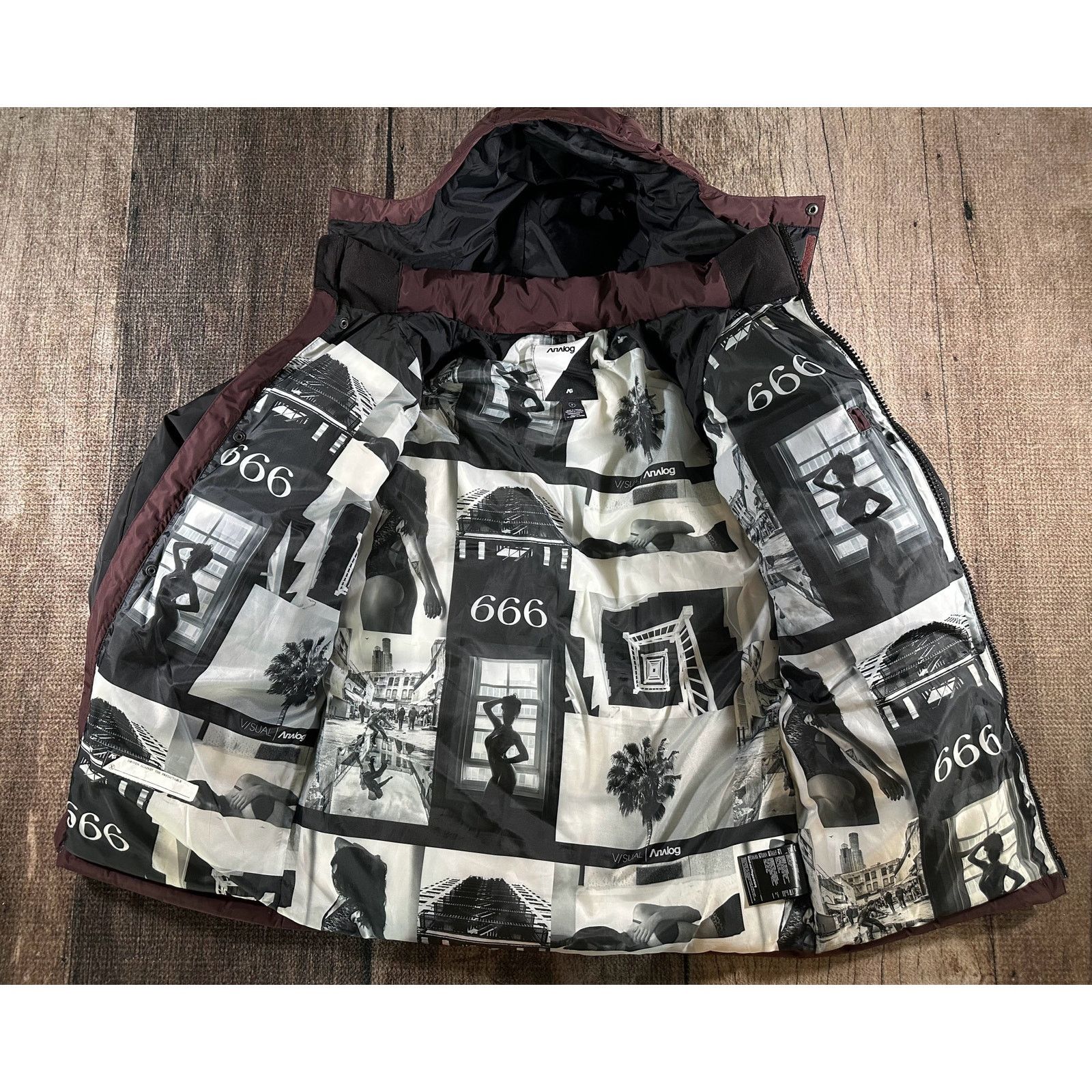 Burton Burton Analog AG Innsbruck Down Snowboard Maroon Jacket Sm Size US S / EU 44-46 / 1 - 8 Thumbnail