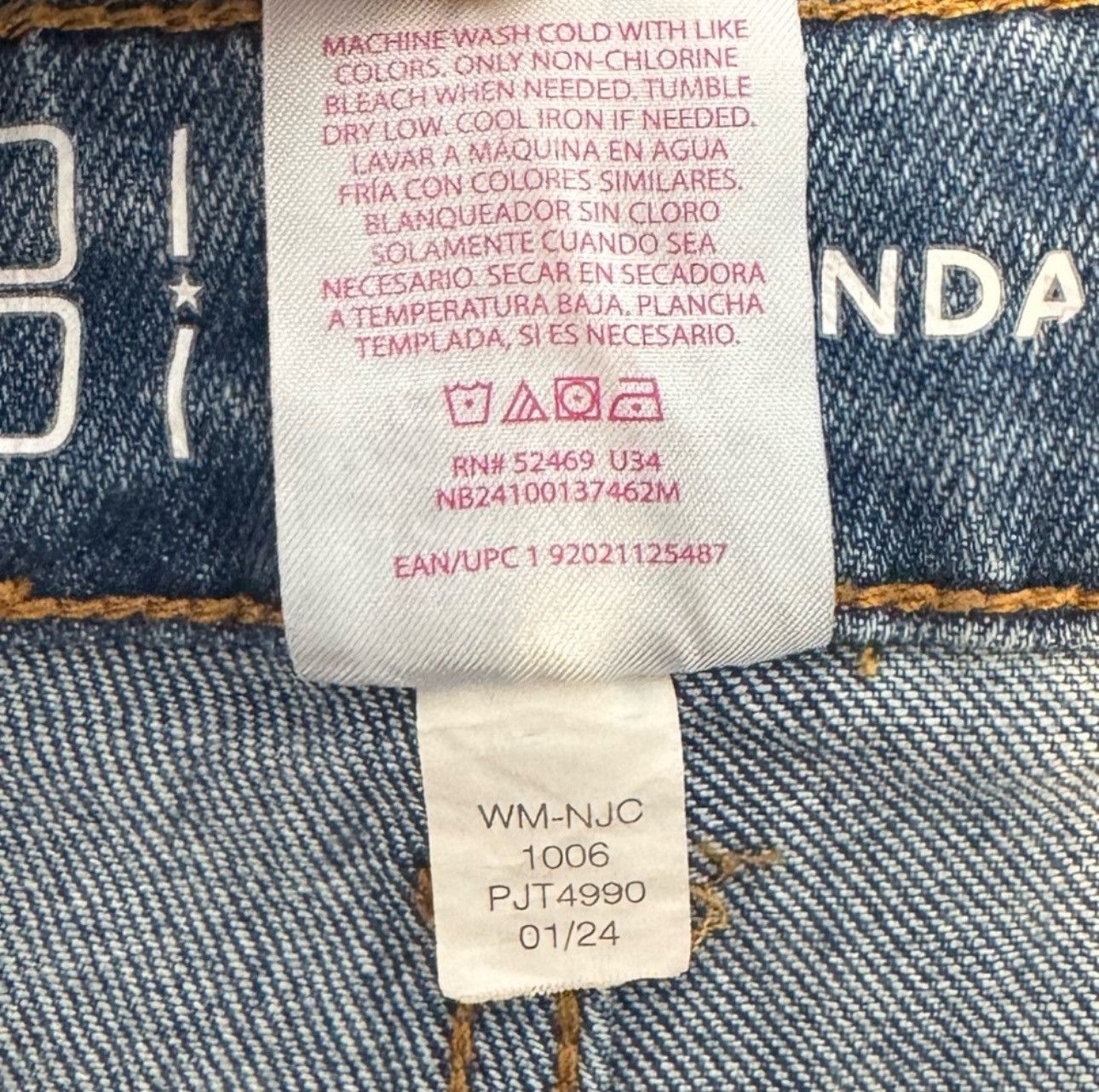 Other No Boundaries Light Blue Women's Jean Shorts Size 17 Size 38" / US 16 / IT 52 - 4 Thumbnail