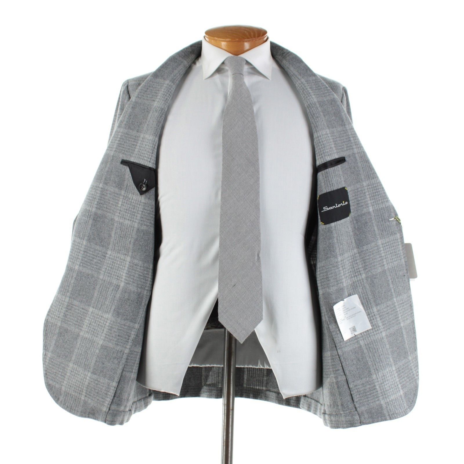 SARTORIO Sartorio Sport Coat Size 46 Regular US in Gray Size 46R - 6 Thumbnail