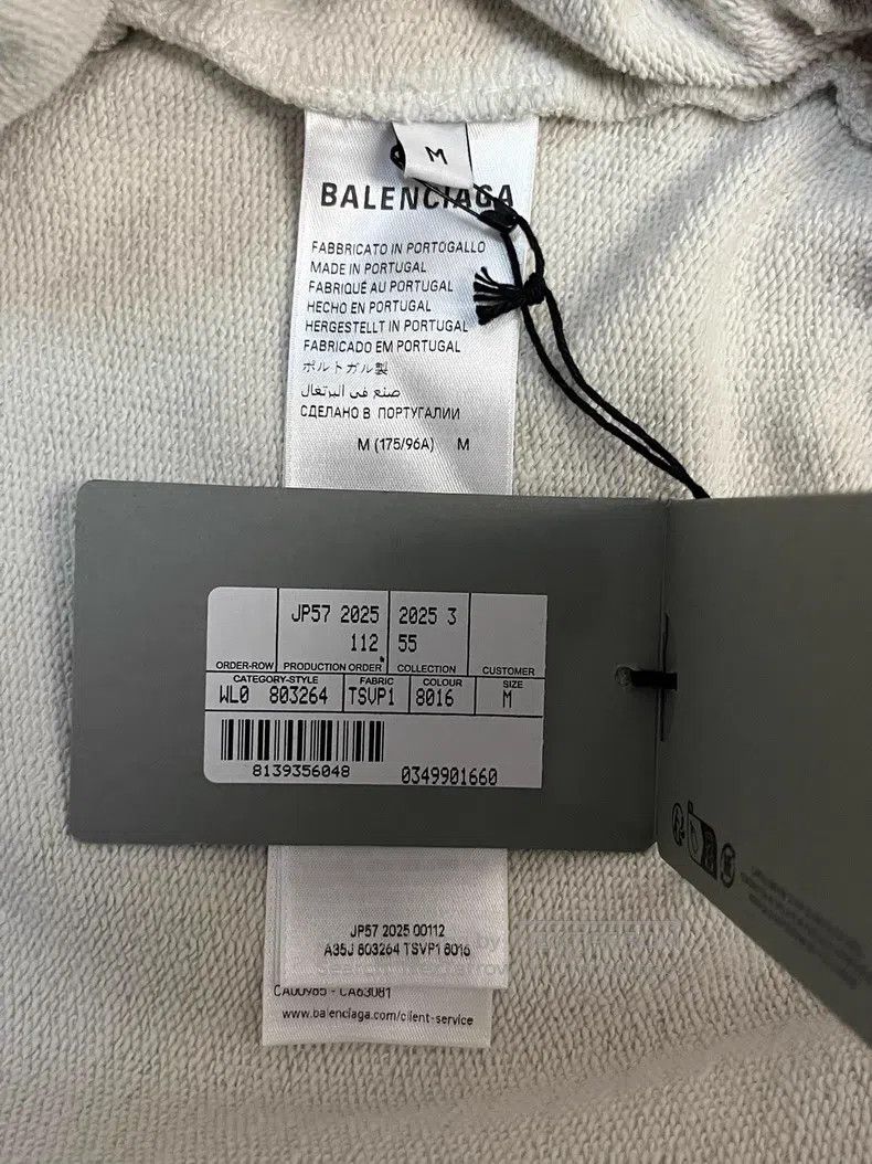 Balenciaga Balenciaga Letter Print Hooded Pocket Zip Long Sleeve Swea Size US M / EU 48-50 / 2 - 4 Thumbnail