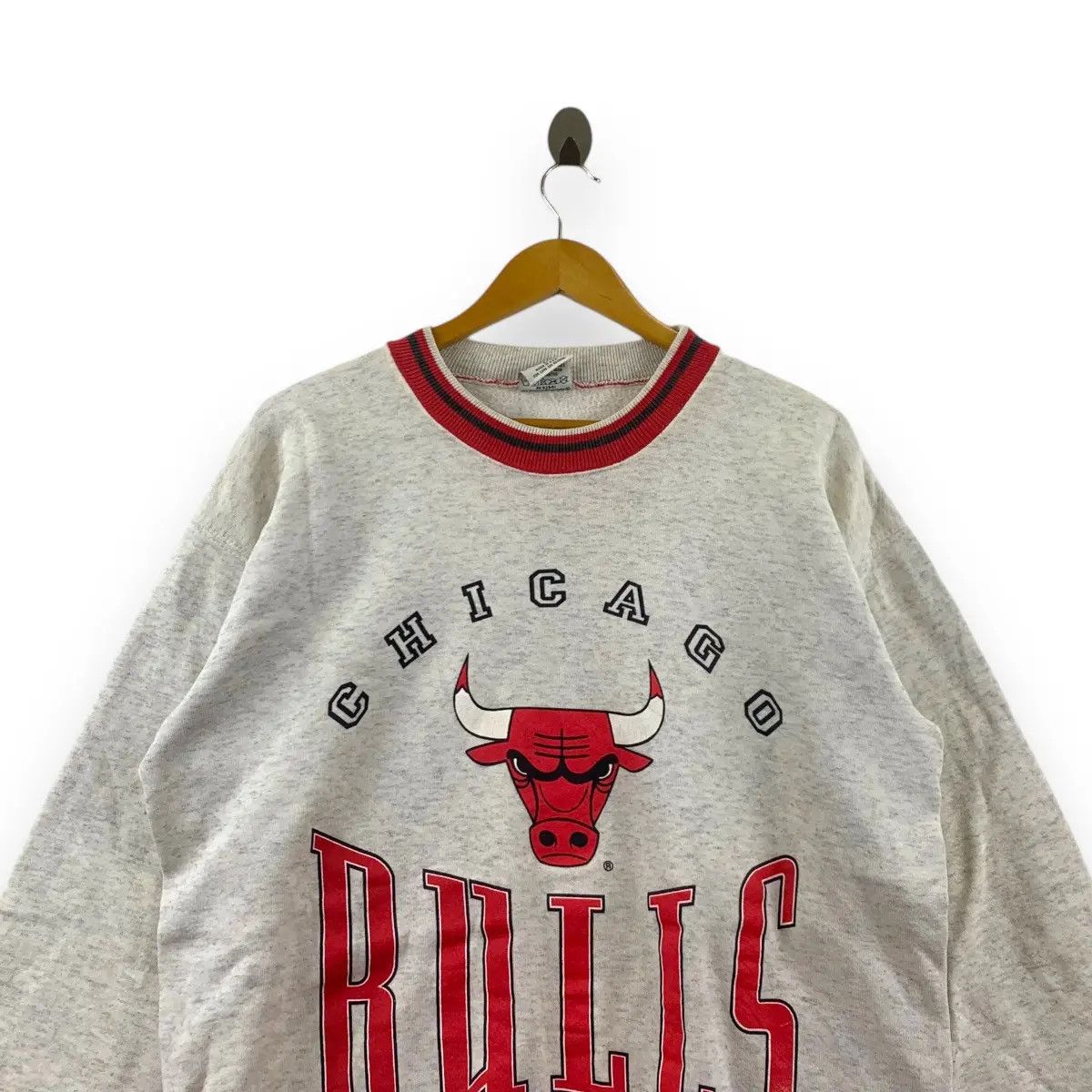 NBA × Nutmeg Vintage NBA CHICAGO BULLS NUTMEG Ringer Sweatshirt Sweater Size US L / EU 52-54 / 3 - 2 Thumbnail