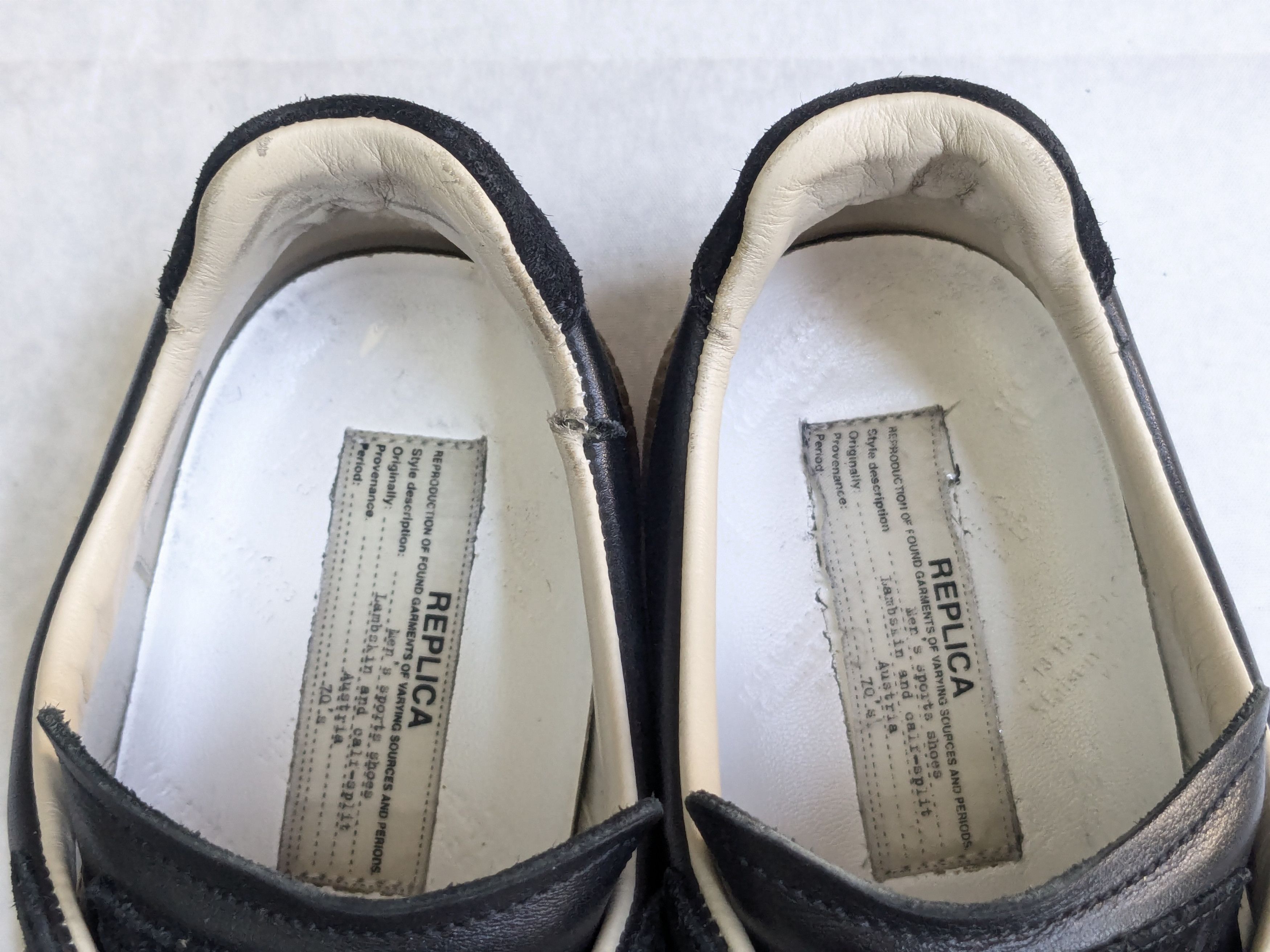 Maison Margiela Maison Margiela GAT Replica Black 11.5 44.5 Gum Low Size US 11.5 / EU 44-45 - 7 Thumbnail