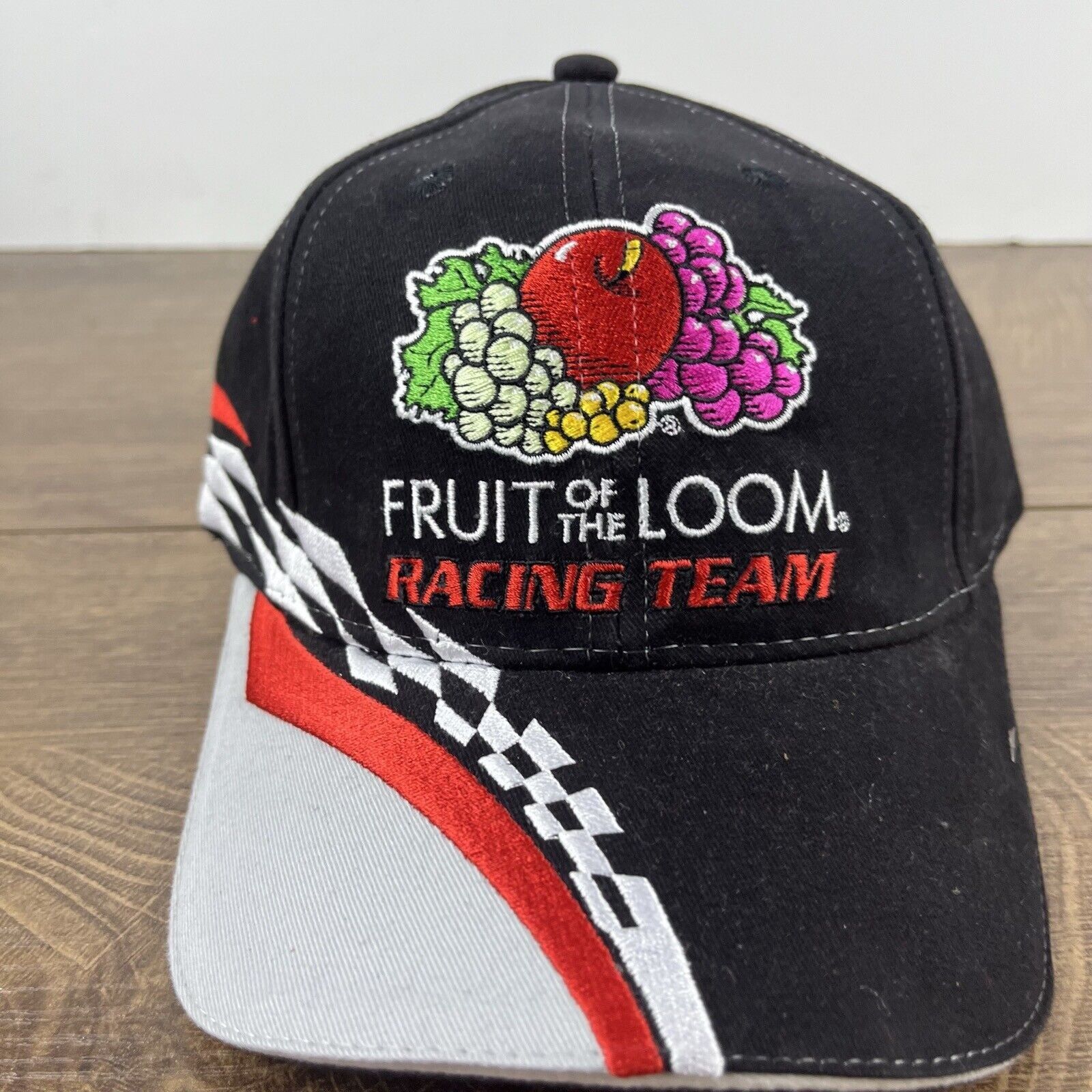 Other Fruit of the Loom Racing 55 Hat Black Cap Hat Adjustable Hat Size ONE SIZE - 6 Thumbnail
