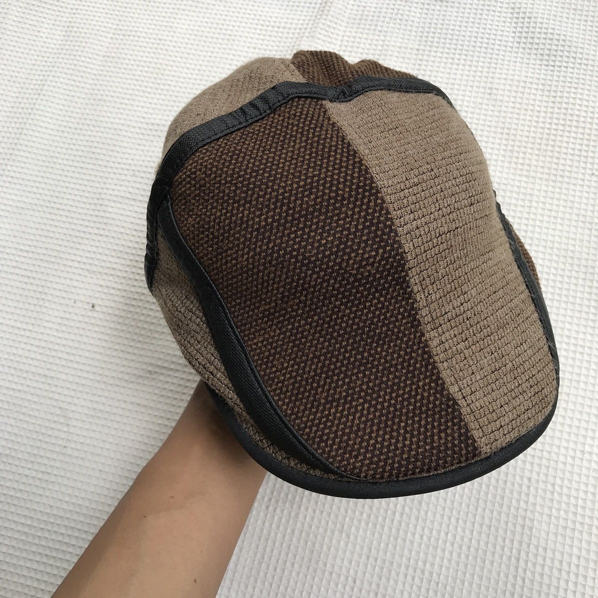 14th Addiction × Le Grande Bleu (L.G.B.) × Unsound Rags Unique patchwork flatcap by jamont Size ONE SIZE - 7 Thumbnail