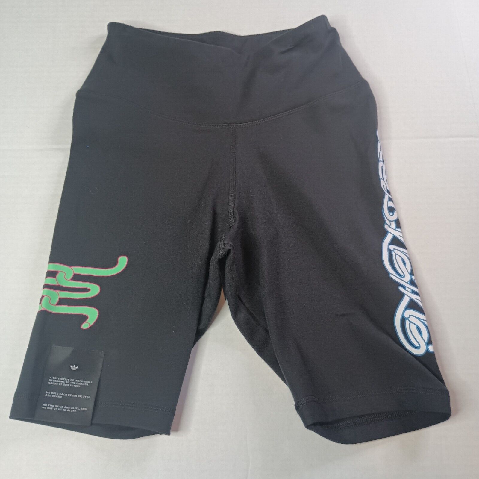 Adidas Adidas Biker Shorts Women's XS Black Tights Biker Athletic Size 22" - 1 Thumbnail