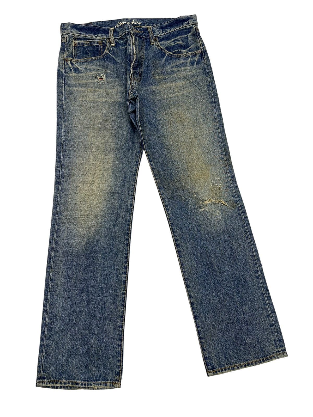 Kapital Vintage Lowrys Farm Rusty Denim Jeans Size US 34 / EU 50 - 3 Thumbnail