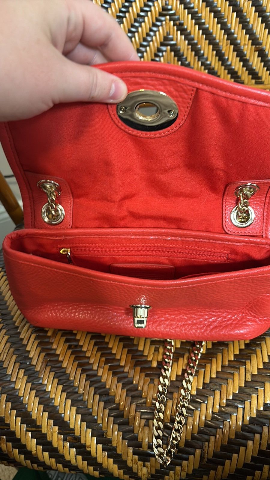 Coach Coach Pebbled Leather Crossbody Bag Size ONE SIZE - 6 Thumbnail