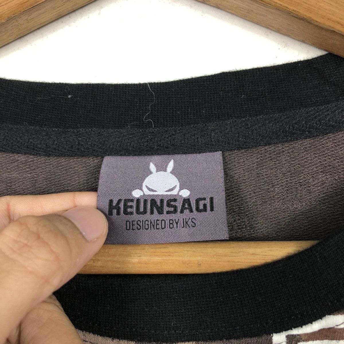Japanese Brand 📌Streetwear Sweatshirt Keunsagi Camouflage Big Logo Design Size US M / EU 48-50 / 2 - 15 Thumbnail