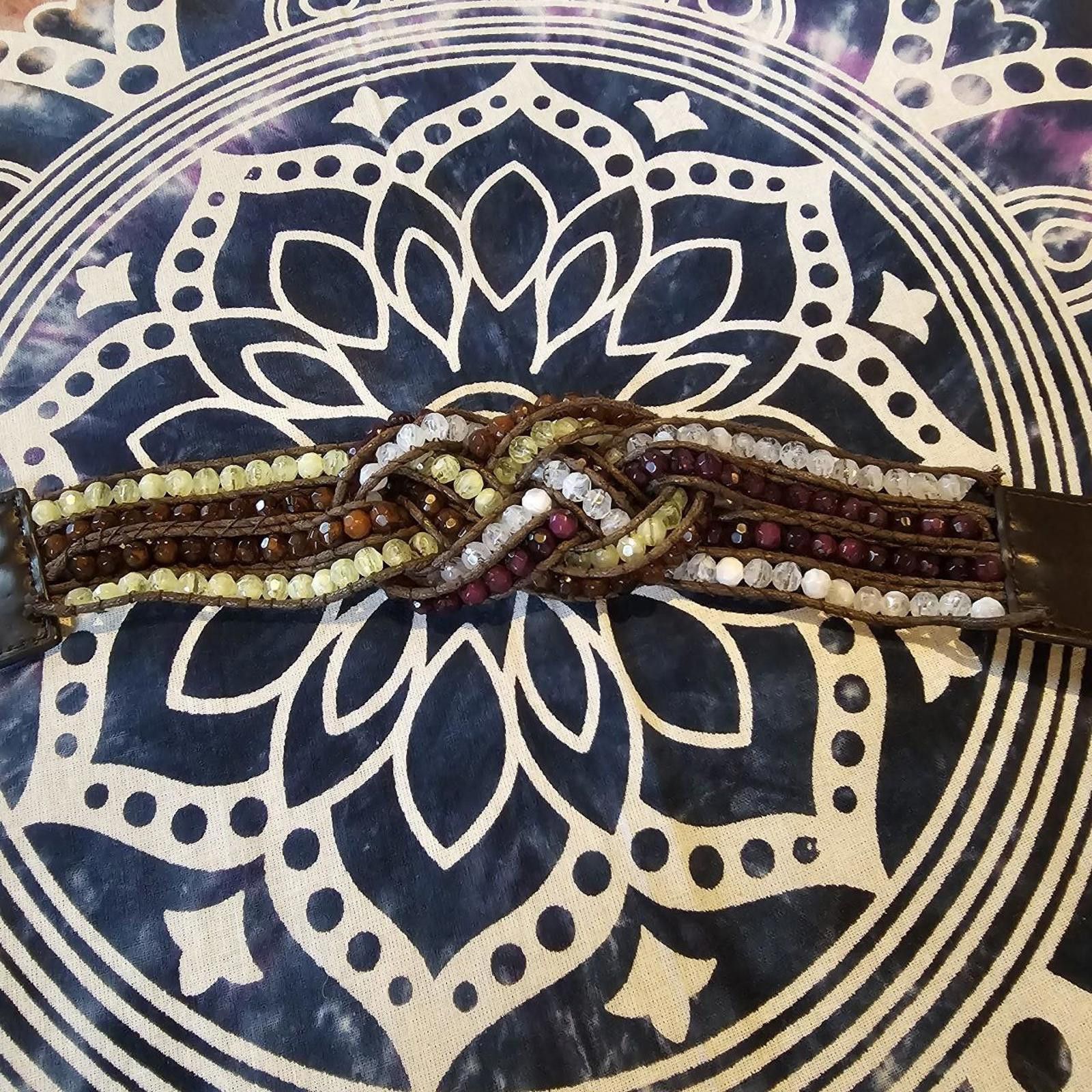 Designer Women's Beaded XL Belt Size ONE SIZE - 2 Thumbnail