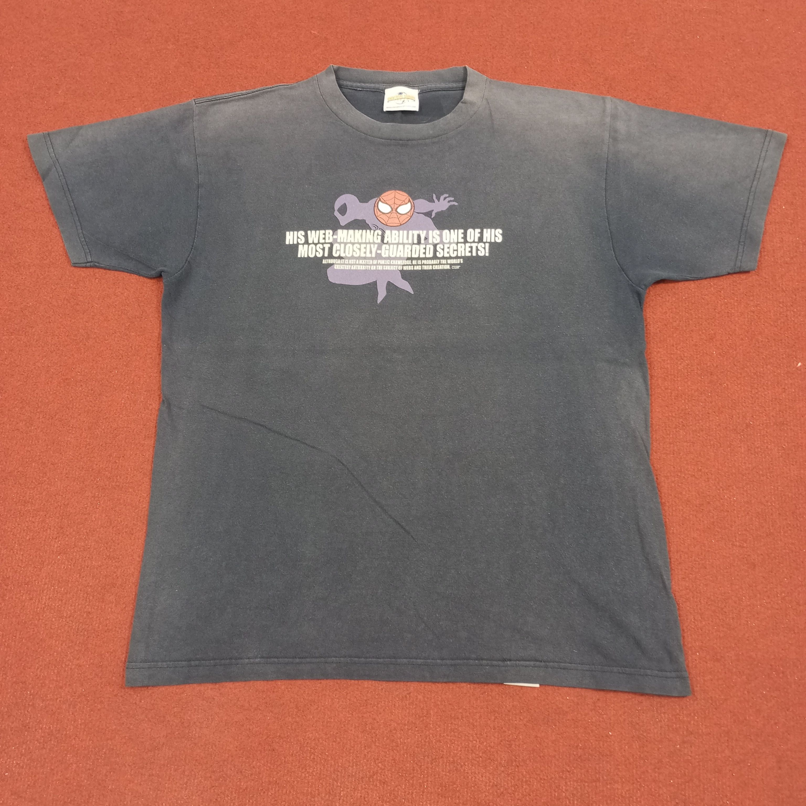 Marvel Comics × Universal Studios × Vintage Marvel Spiderman Universal Studios Streetwear Tshirt Size US L / EU 52-54 / 3 - 1 Thumbnail