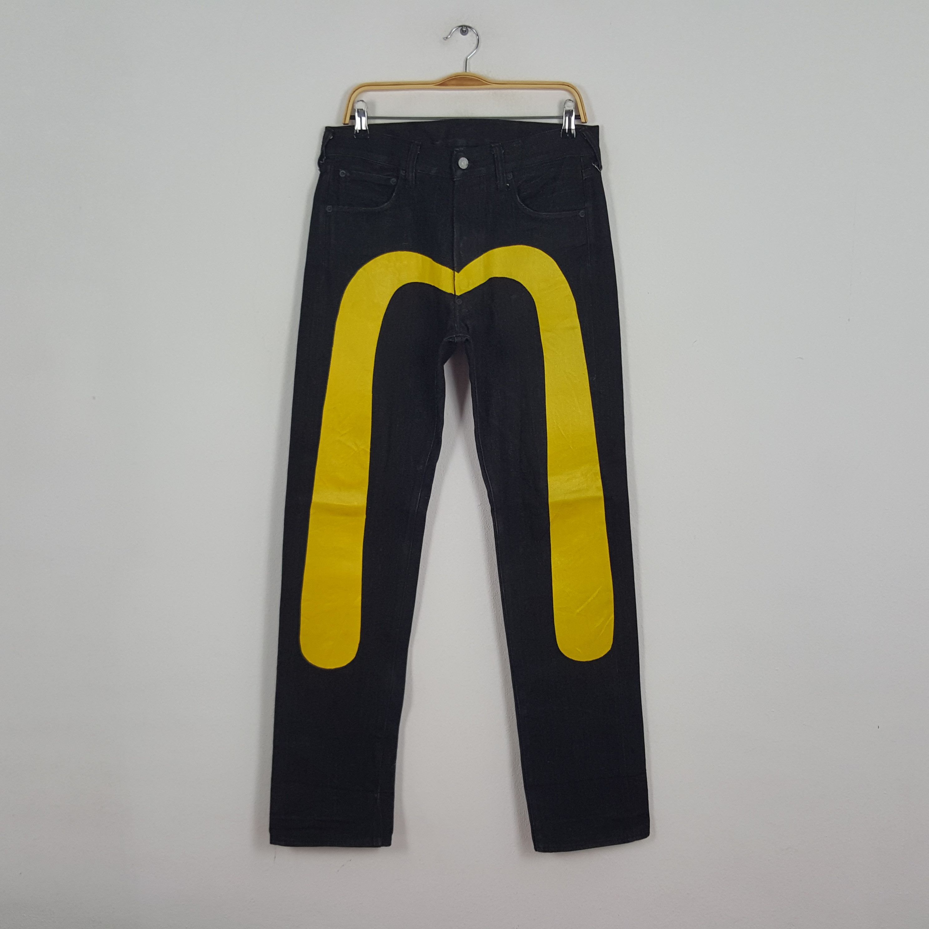 Evisu × Japanese Brand × Vintage Vintage Evisu Japanese Brand Daicock Custom Art D jeans enim Size US 32 / EU 48 - 1 Thumbnail