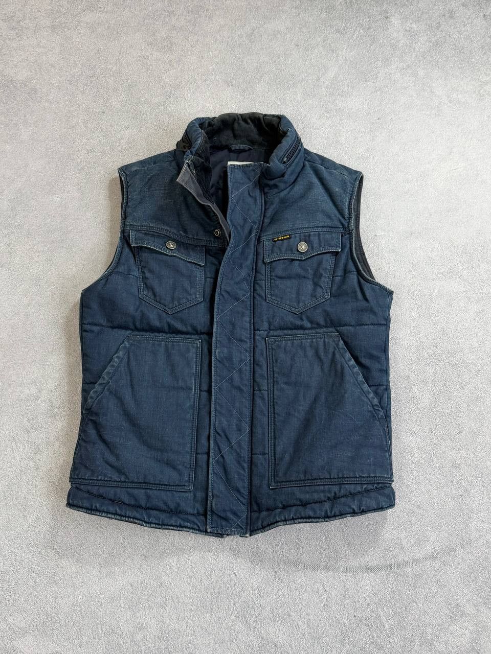 G-Star VTG G-star raw cargo multi-zip down puffer denim jacket y2k Size US M / EU 48-50 / 2 - 2 Thumbnail