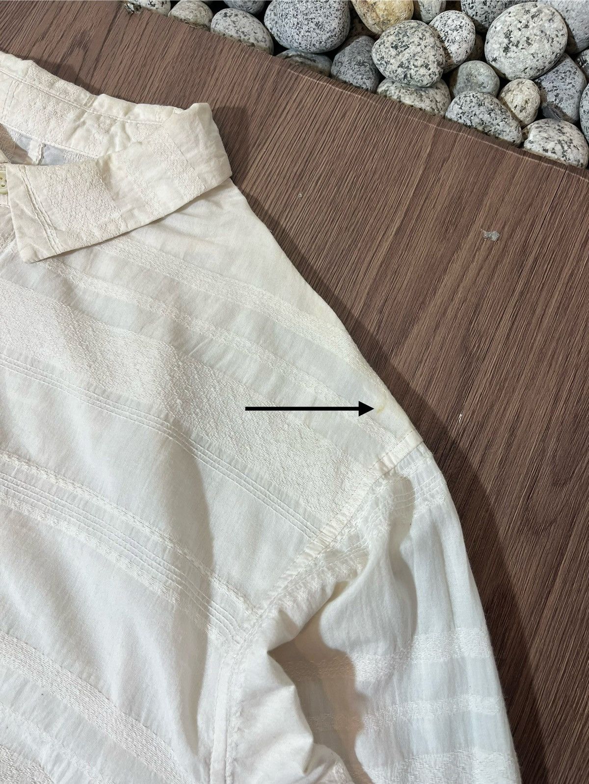 Issey Miyake Plantation by Issey Miyake White Pleated Shirt Size US L / EU 52-54 / 3 - 12 Thumbnail