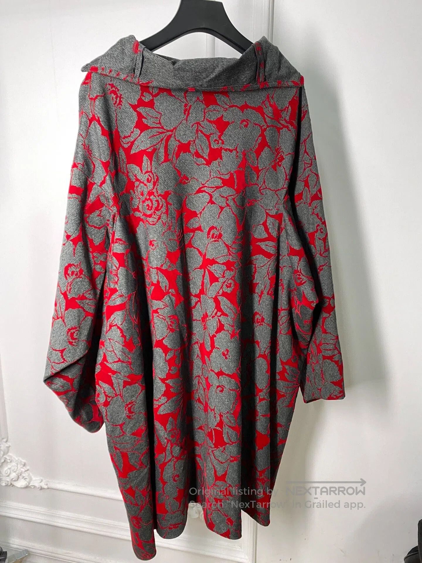Comme des Garcons comme des garçons gray and red hoodie dress. Size US M / EU 48-50 / 2 - 3 Thumbnail