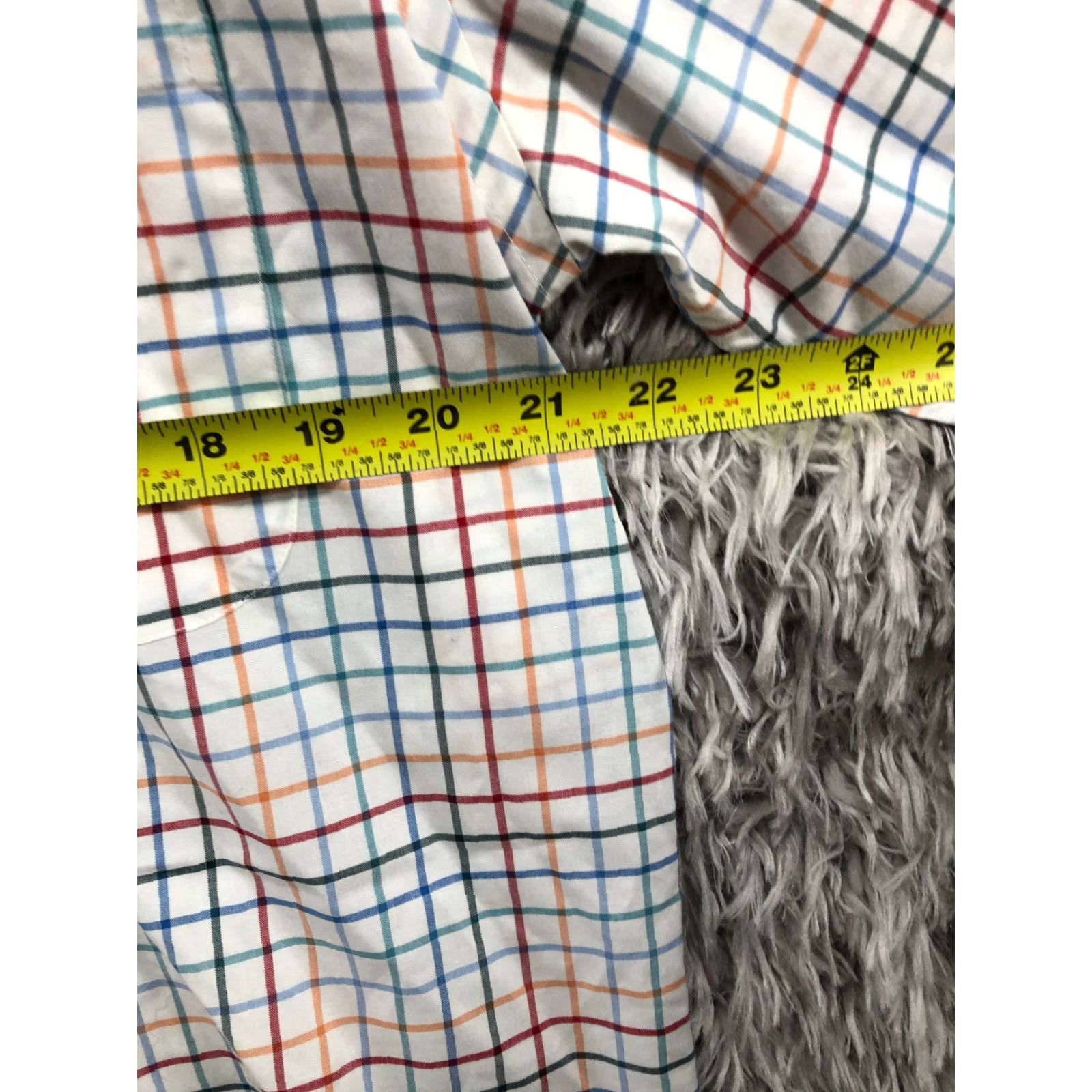 Jos. A. Bank Jos. A. Bank Shirt Mens White Striped Long Sleeve Spread Collar Button-Up M Mens Size US M / EU 48-50 / 2 - 4 Thumbnail