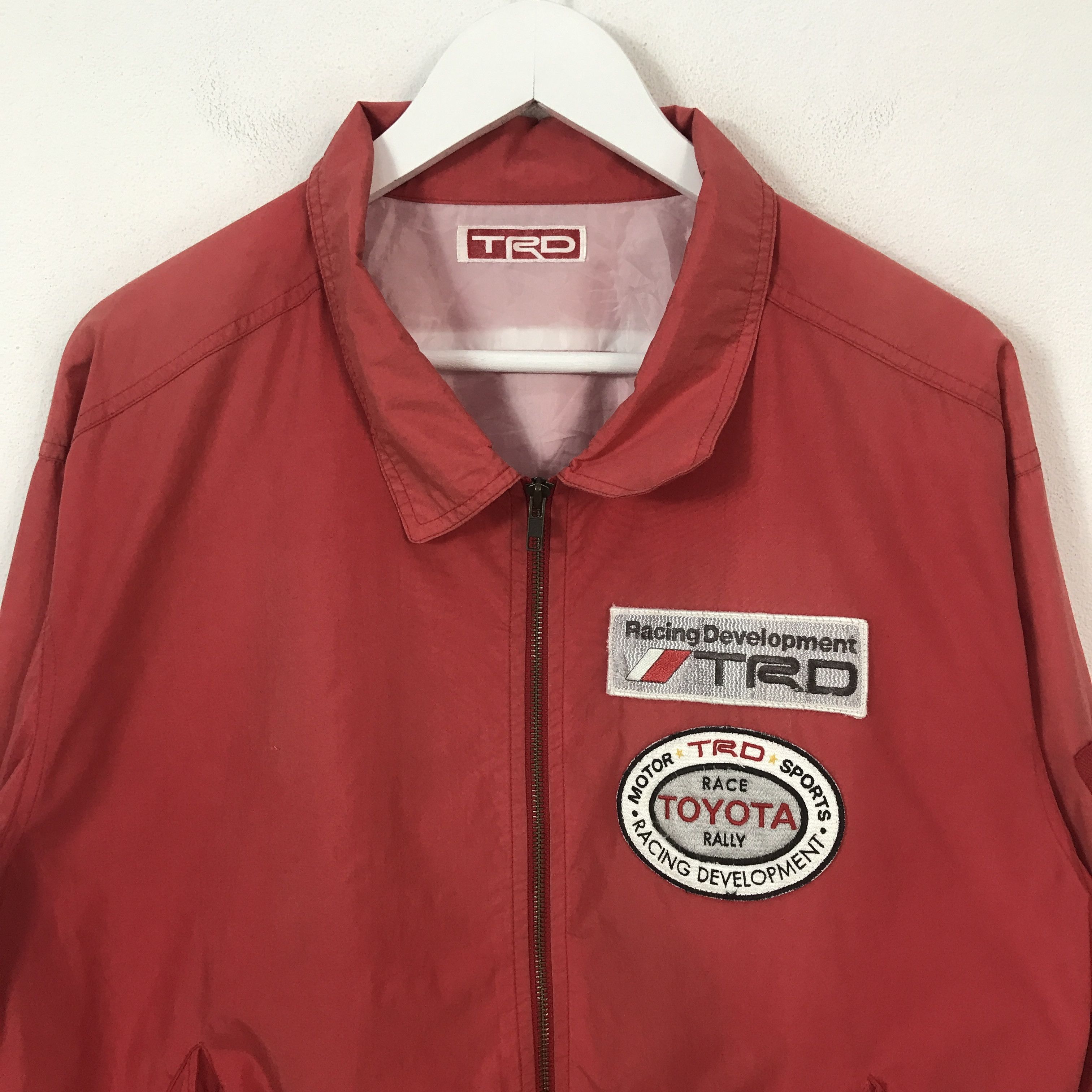 Japanese Brand Vtg 90s Toyota TRD Motorsport Racing jacket K69B14 Size US L / EU 52-54 / 3 - 4 Thumbnail