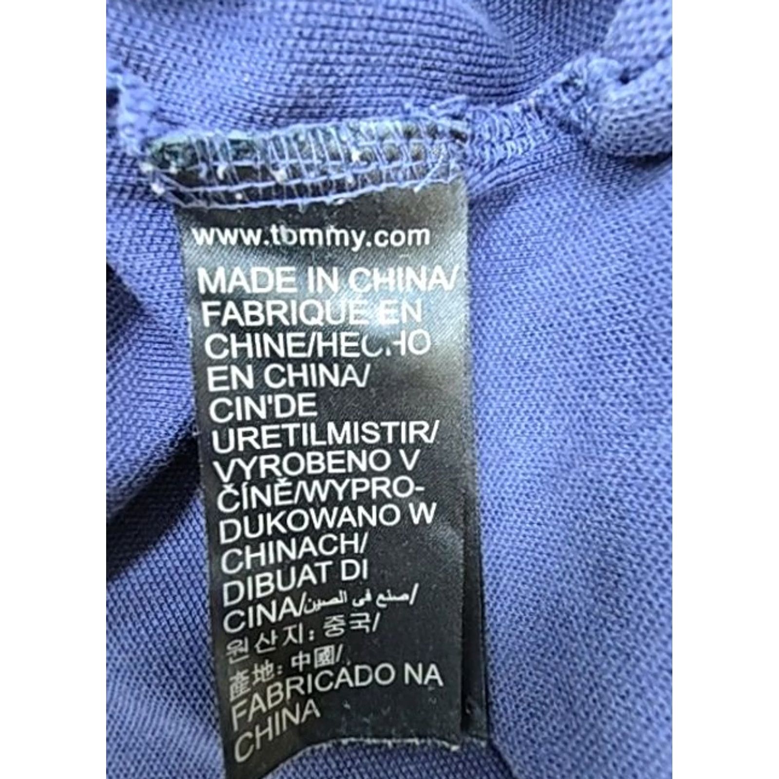 Tommy Hilfiger Tommy Hilfiger Polo Shirt Men's XL Blue Slim Fit Pique Logo Condition Size US XL / EU 56 / 4 - 7 Thumbnail