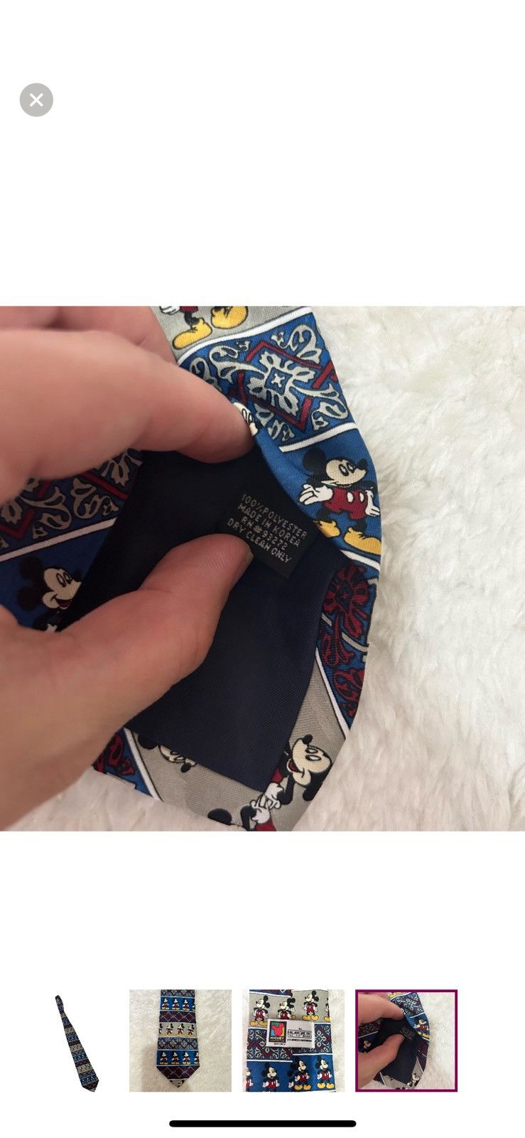 Disney Disney Mickey unlimited men’s necktie Size ONE SIZE - 2 Thumbnail