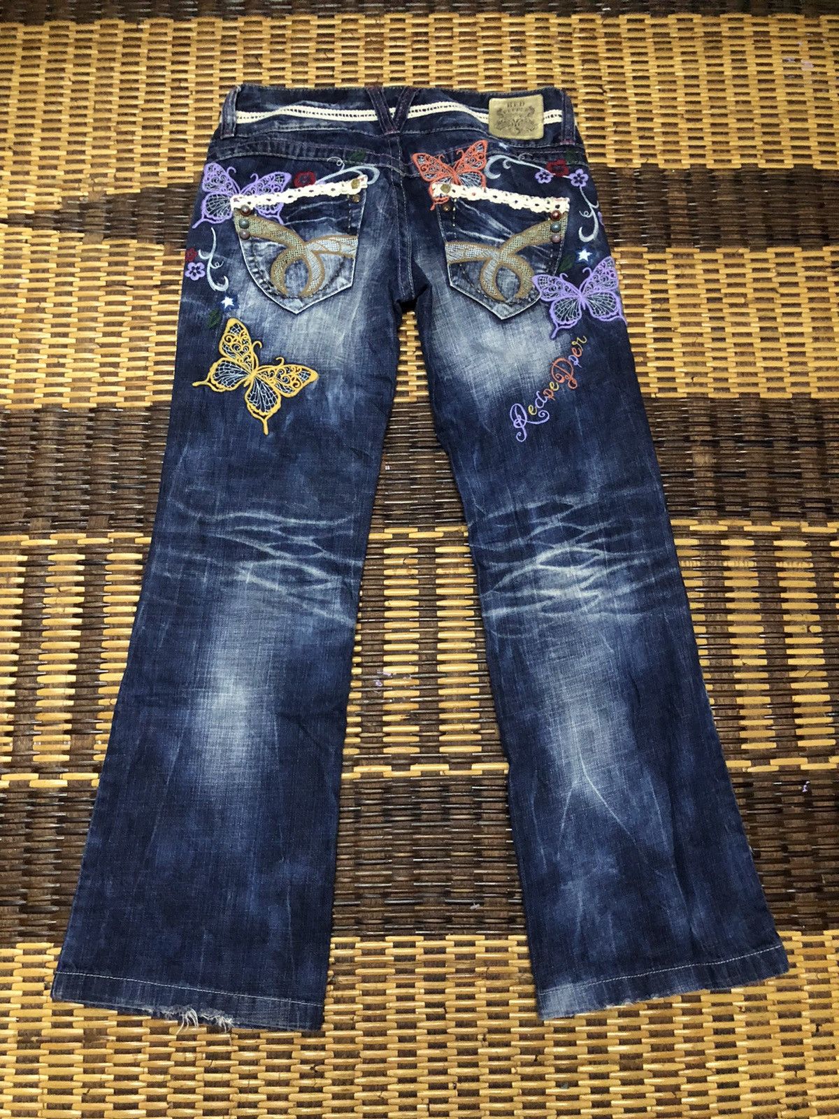 Designer × Hysteric Glamour × Japanese Brand Vintage Red Pepper Jeans Japanese Brand Size 31" - 2 Thumbnail