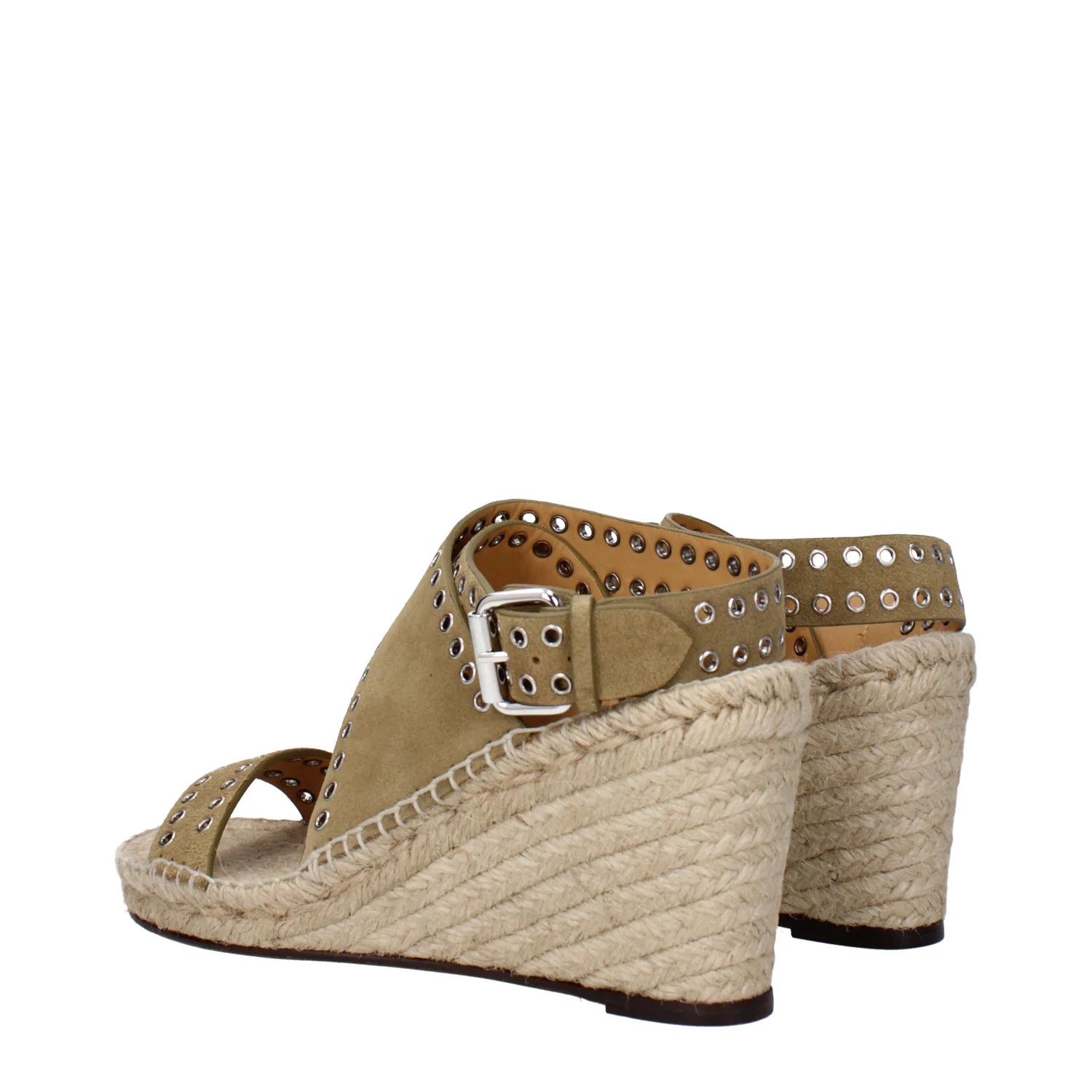Isabel Marant ob1o1e1124 Suede Wedges in Beige/Turtledove Size US 10 / IT 40 - 4 Thumbnail