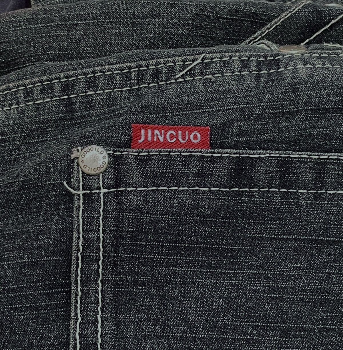 14th Addiction × Japanese Brand × Le Grande Bleu (L.G.B.) Rare Design Vintage Japanese Brand Jordon Baggy Jeans 2000s Size US 31 - 10 Thumbnail