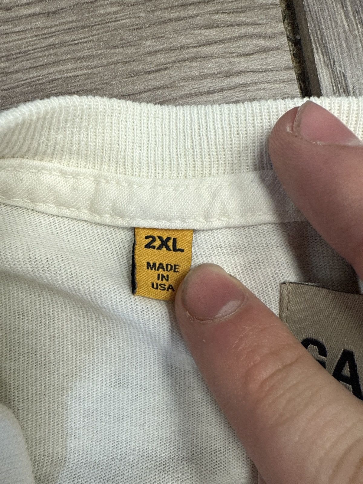 Gallery Dept. Gallery dept drive thru T shirt cream 2xl Size US XXL / EU 58 / 5 - 5 Thumbnail