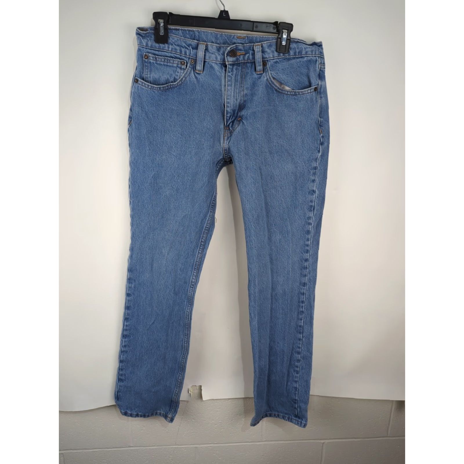 Vintage LEVIS BLACK LABEL 511 STRETCH DENIM BLUE JEANS MENS SIZE 32X32 BIG E Size US 32 / EU 48 - 2 Thumbnail