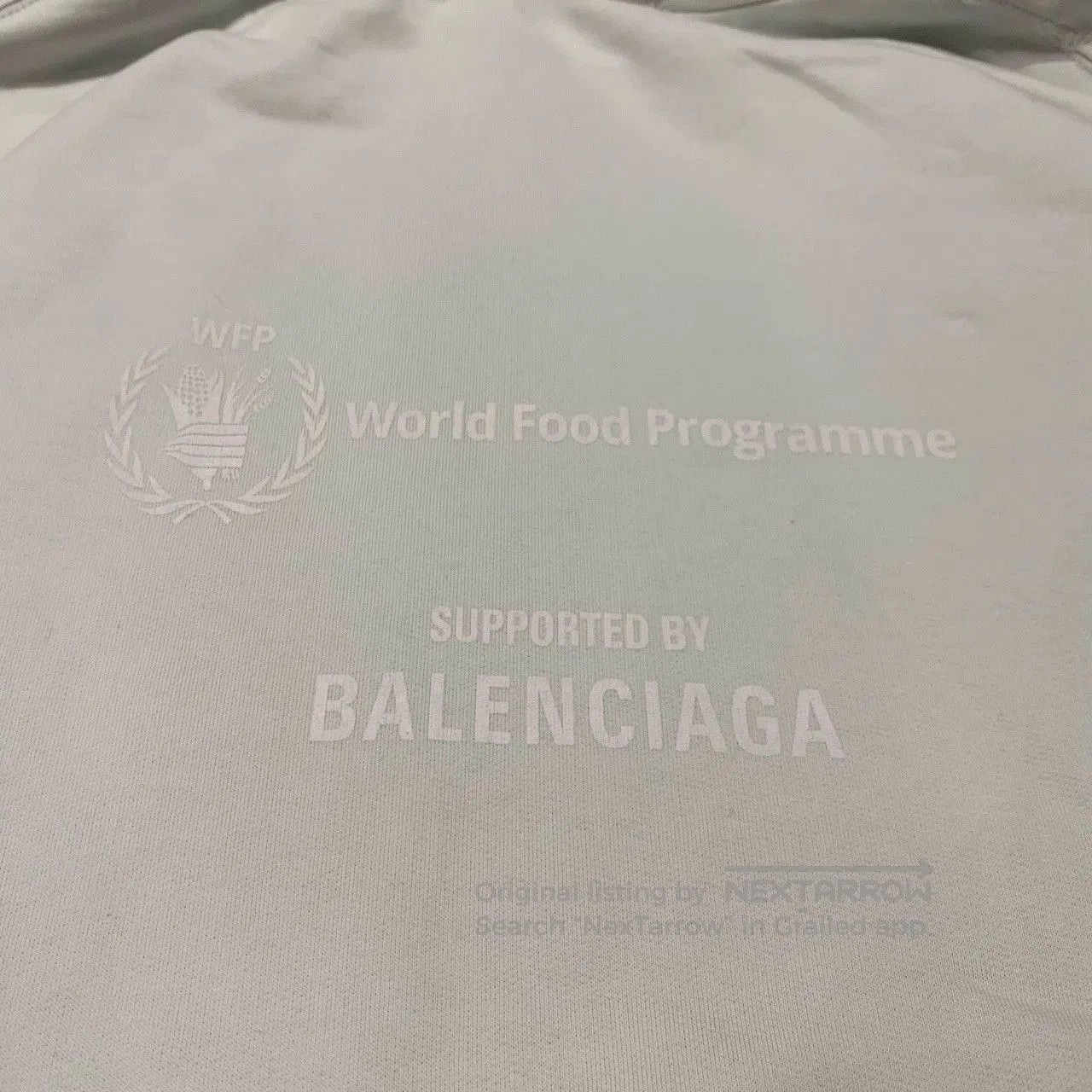 Balenciaga Balenciaga White Green Hoodie Sweatshirt. Size US M / EU 48-50 / 2 - 6 Thumbnail