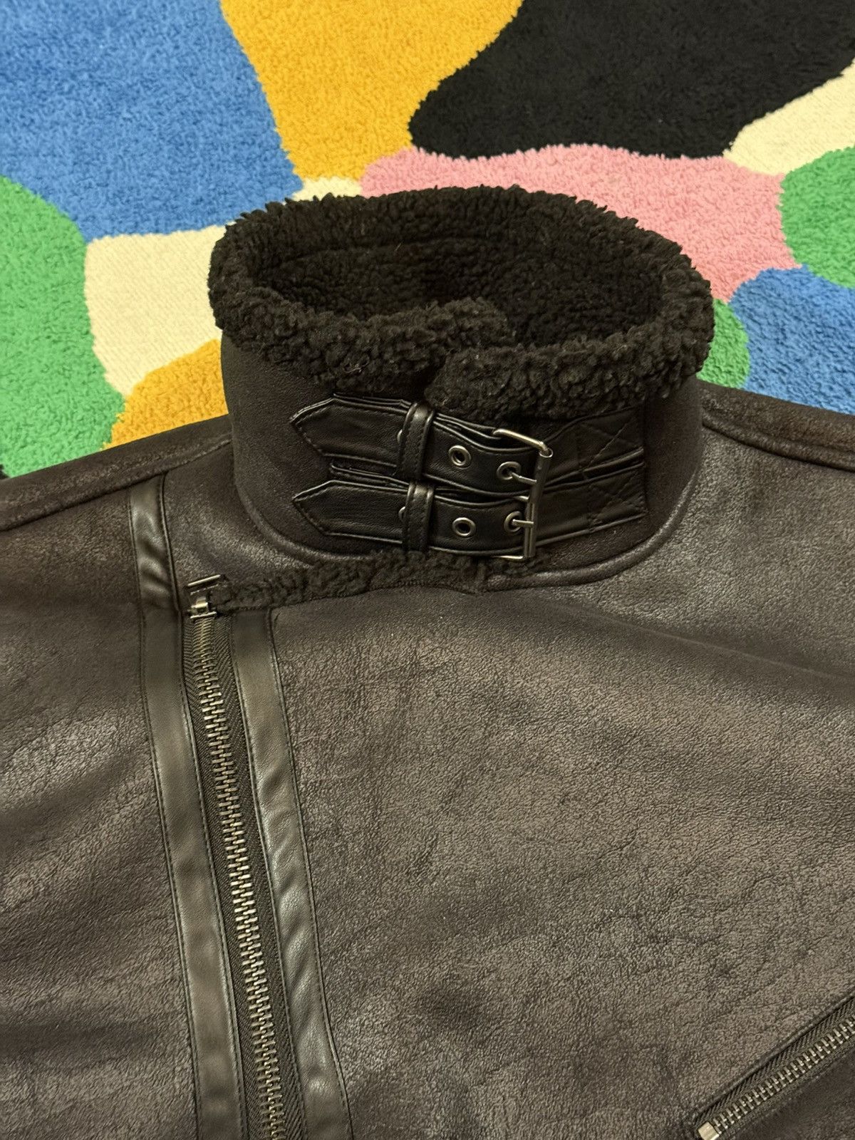 ONLY & SONS Sheepskin coat Size US XL / EU 56 / 4 - 6 Thumbnail