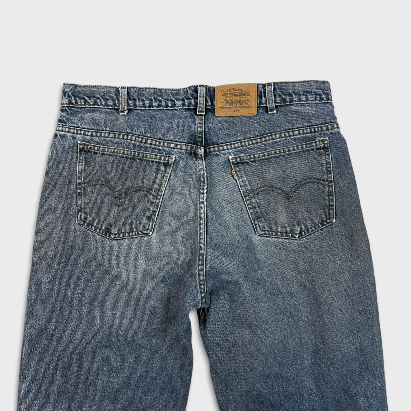 Levi's × Vintage Vintage Levi's 634 Jeans 36x29 Orange Tab Baggy 90s Denim Size US 36 / EU 52 - 7 Thumbnail