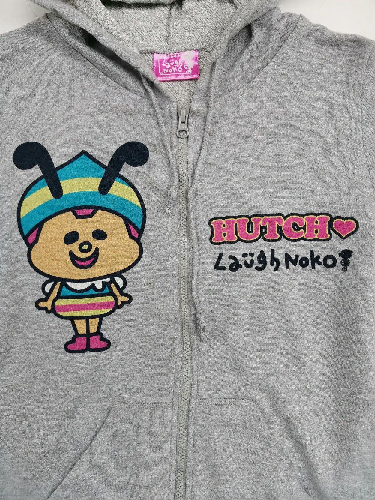 Japanese Brand Laugh Noko Hutch Big Logo Hoodie Zipper Sweatshirt Size US M / EU 48-50 / 2 - 5 Thumbnail