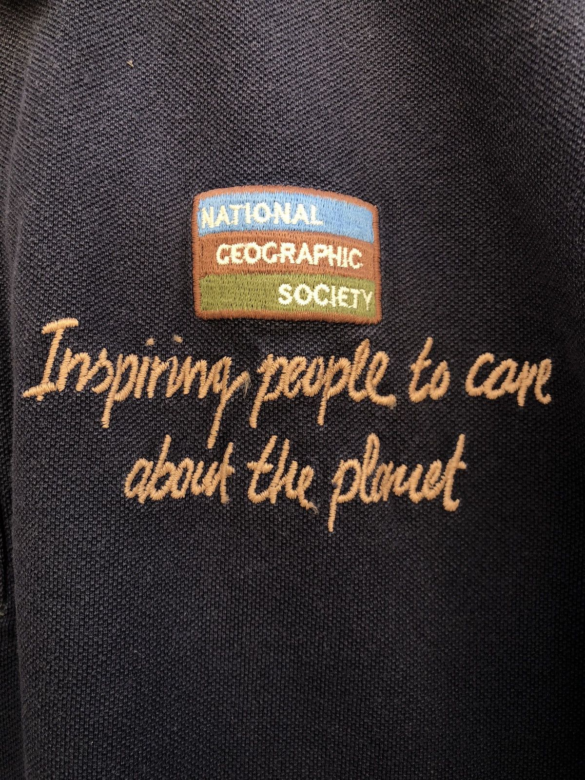 Vintage 2010 National Geographic Society Polo-Tee Size US L / EU 52-54 / 3 - 7 Thumbnail