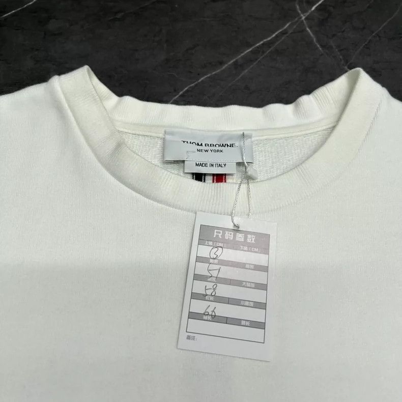 Thom Browne Thom Browne size3 White hoodie Size US L / EU 52-54 / 3 - 6 Thumbnail