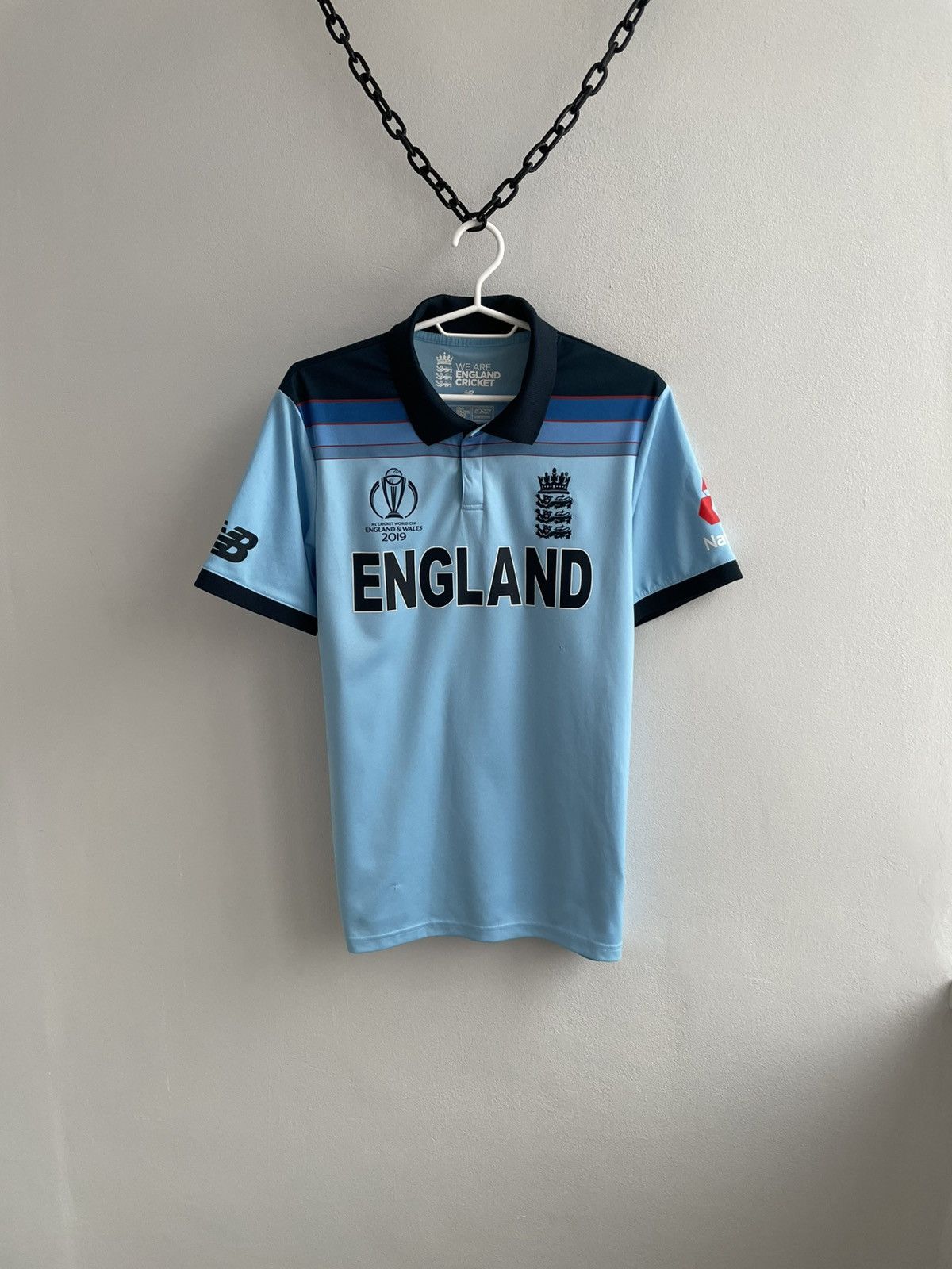 New Balance New Balance England Cricket World Cup 2019 Football Jersey Size US S / EU 44-46 / 1 - 1 Thumbnail
