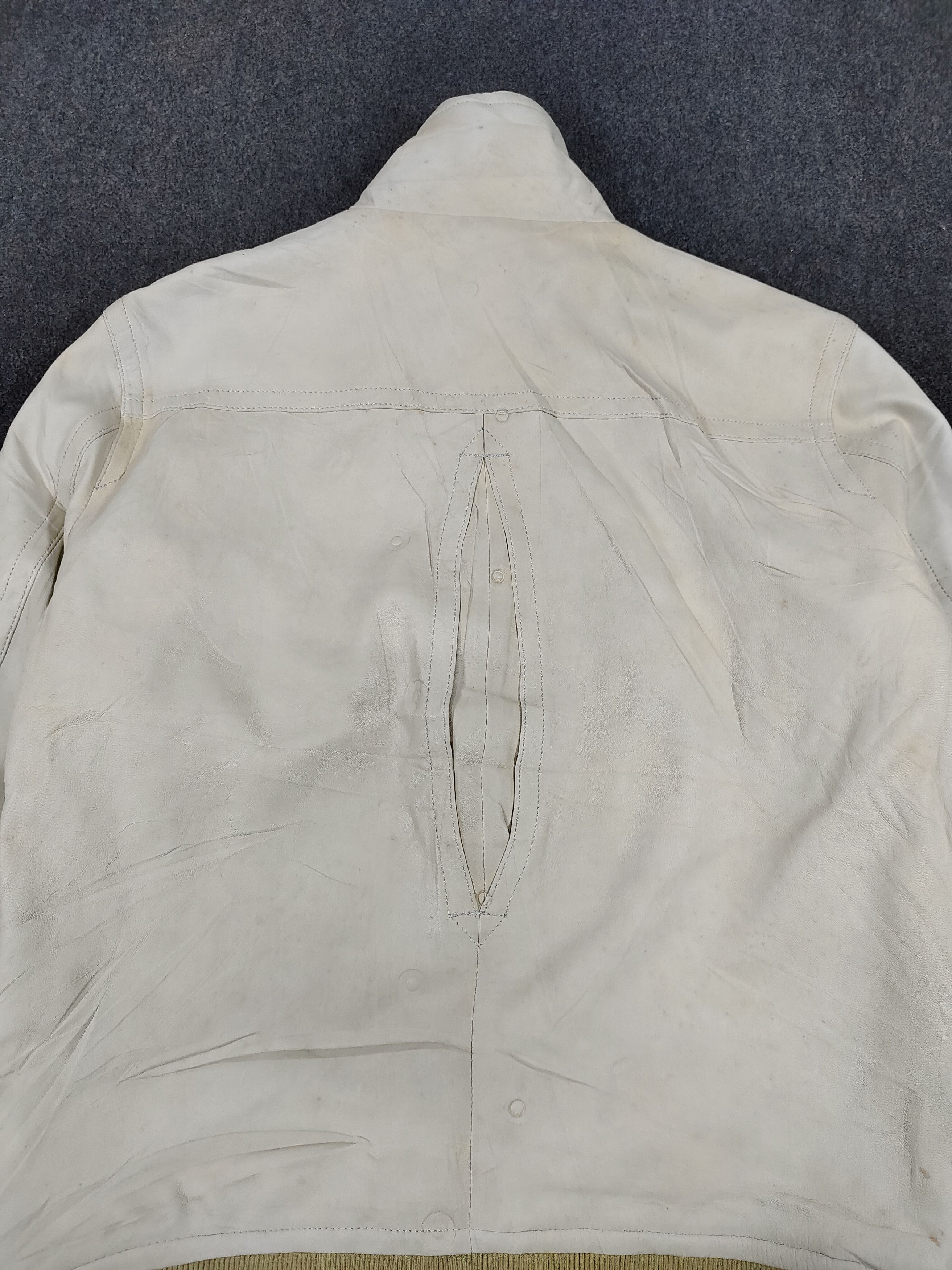 Vintage 🔥Vtg Lambskin High Stand Collar Slim Bomber Jacket Size US M / EU 48-50 / 2 - 6 Thumbnail