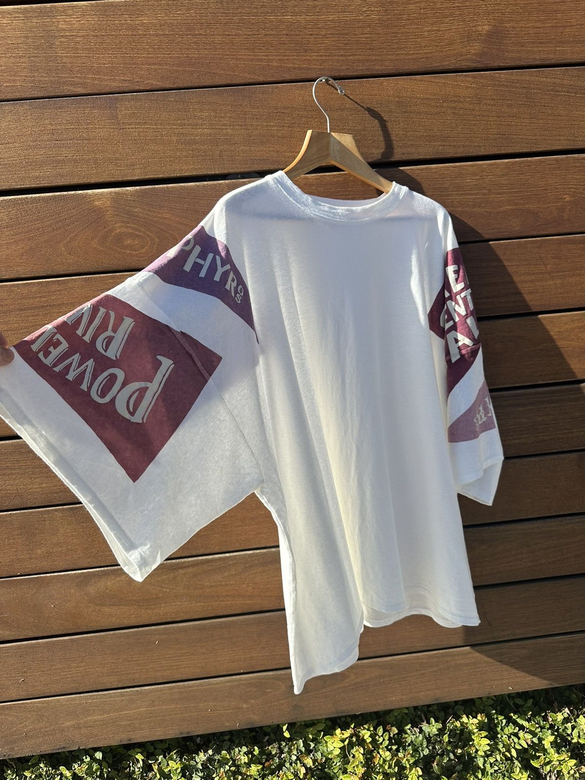 Image of Kapital Oversized Jersey Shirt in White, Men's (Size XL)