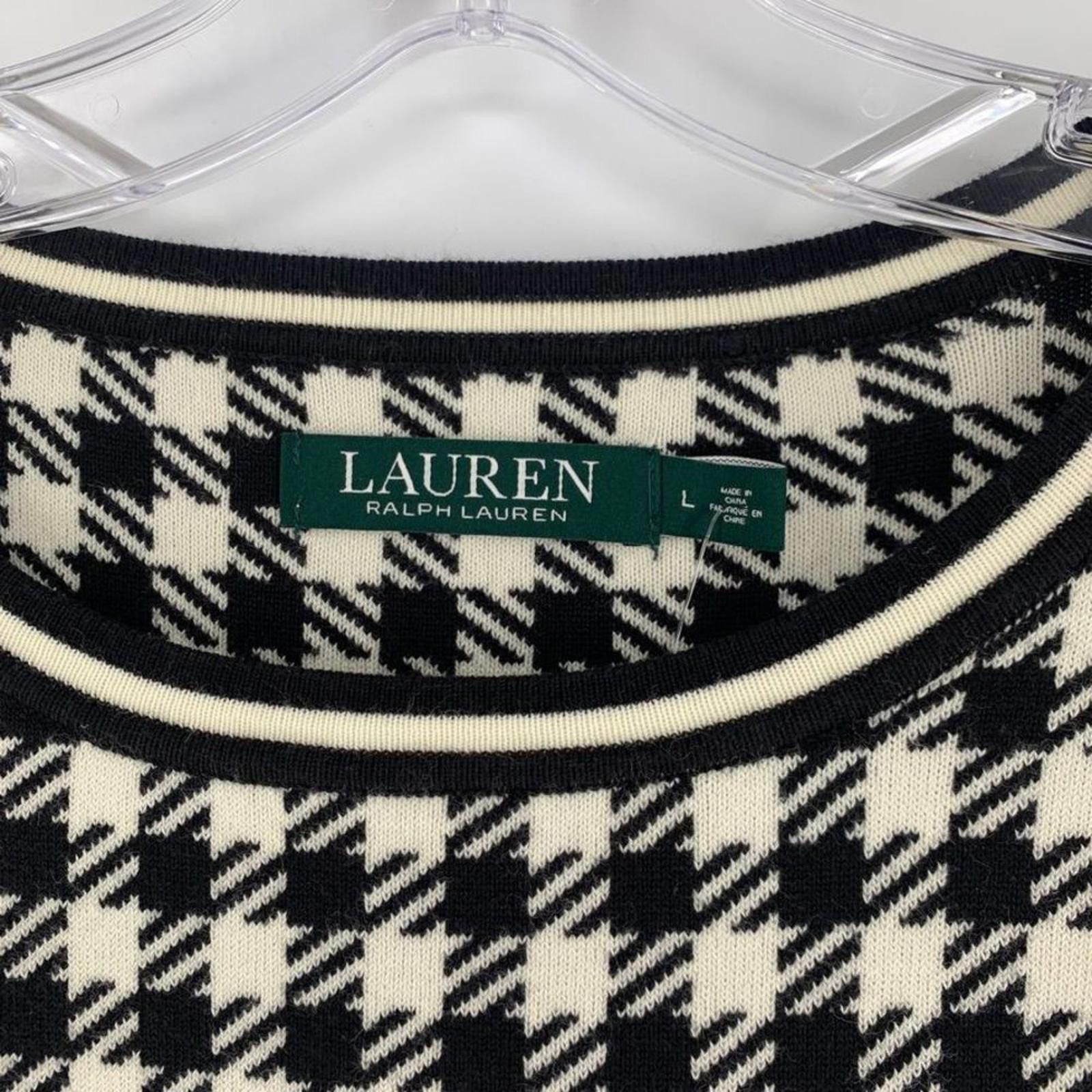 Lauren Ralph Lauren Lauren Ralph Lauren Long Sleeve Sweater Dress Size L / US 10 / IT 46 - 3 Thumbnail