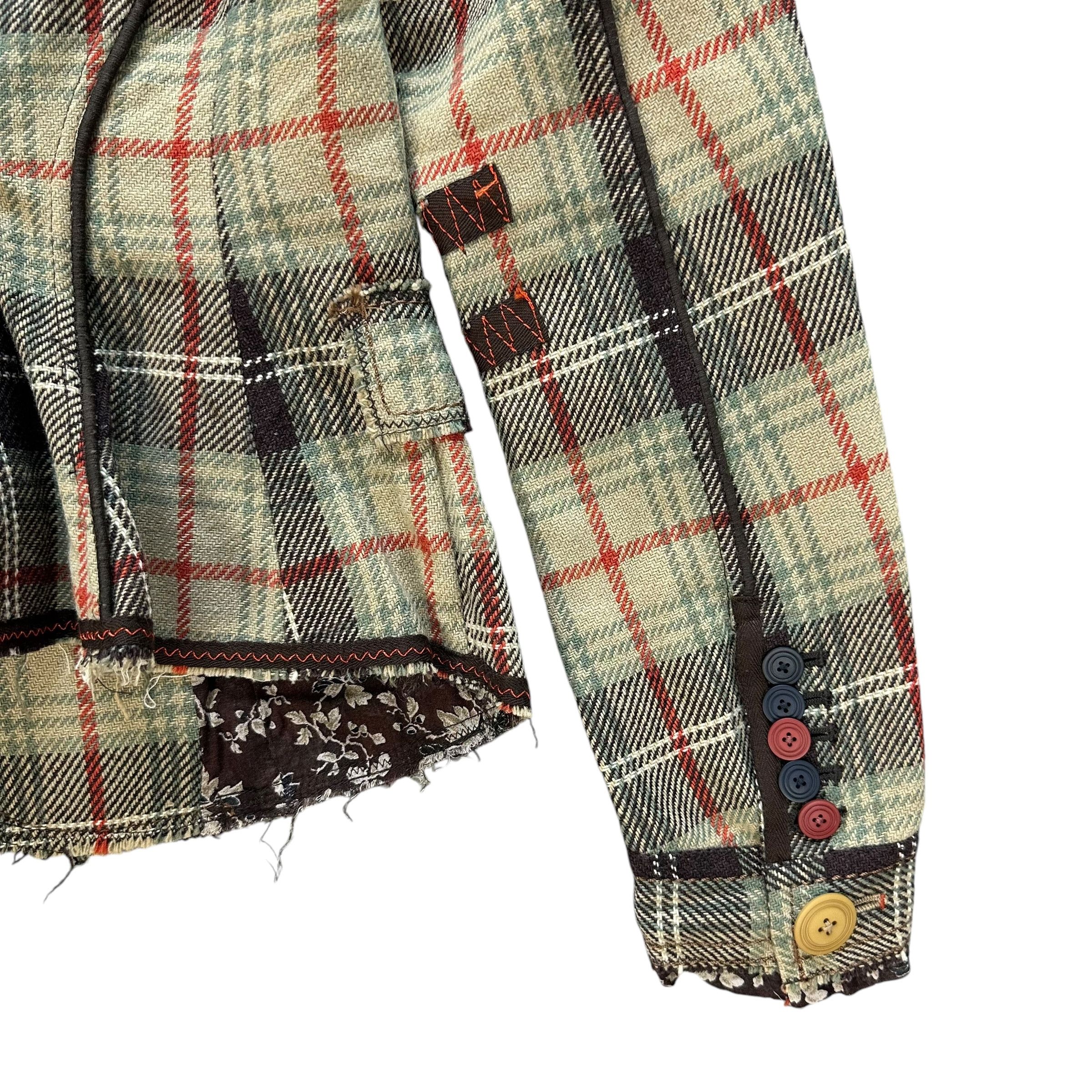 Marithe + Francois Girbaud MARITHE FRANCOIS GIRBAUD Deconstructed Jacket #012-1419 Size S / US 4 / IT 40 - 14 Thumbnail