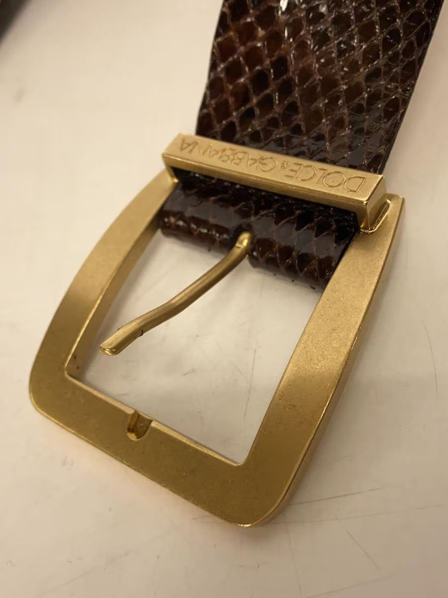 Dolce & Gabbana Snakeskin Pattern Belt Size ONE SIZE - 3 Thumbnail