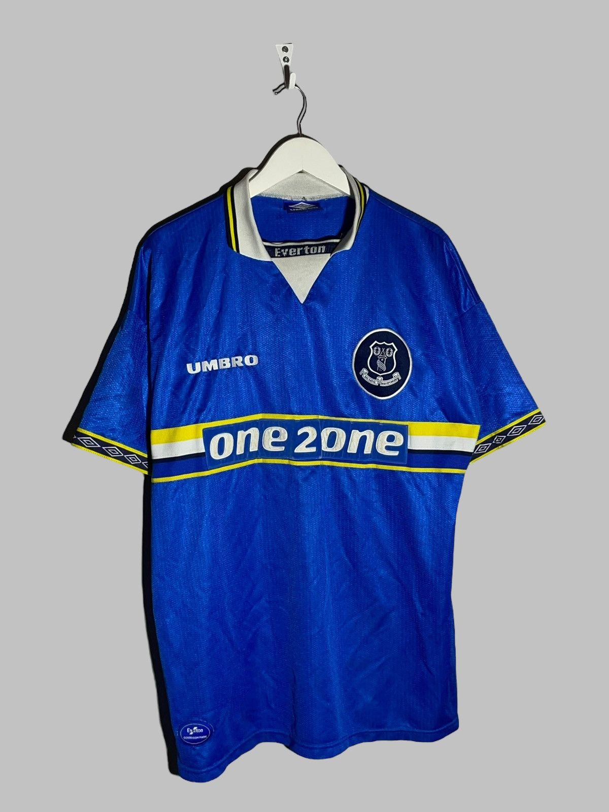 Umbro × Vintage Everton Umbro 1998/99 Home Vintage Football Shirt Size US XL / EU 56 / 4 - 2 Thumbnail