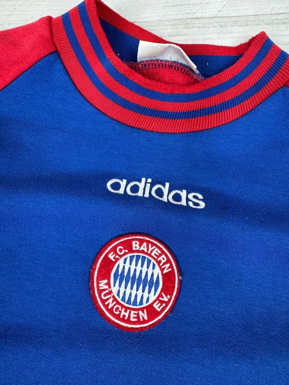 Adidas Vintage Adidas Bayern Munich 90s Sweatshirt Soccer Football Size US S / EU 44-46 / 1 - 6 Thumbnail