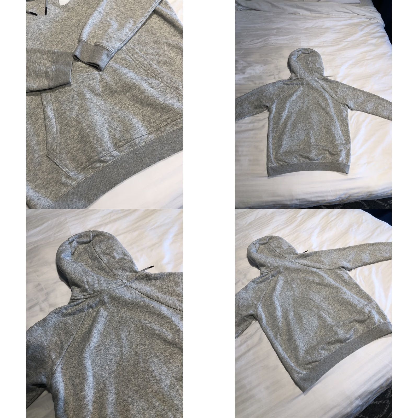 Nike VINTAGE Nike Hoodie Sweatshirt Shirt Pullover Size M Gray 90s Swoosh Black Label Mens Size US M / EU 48-50 / 2 - 8 Thumbnail