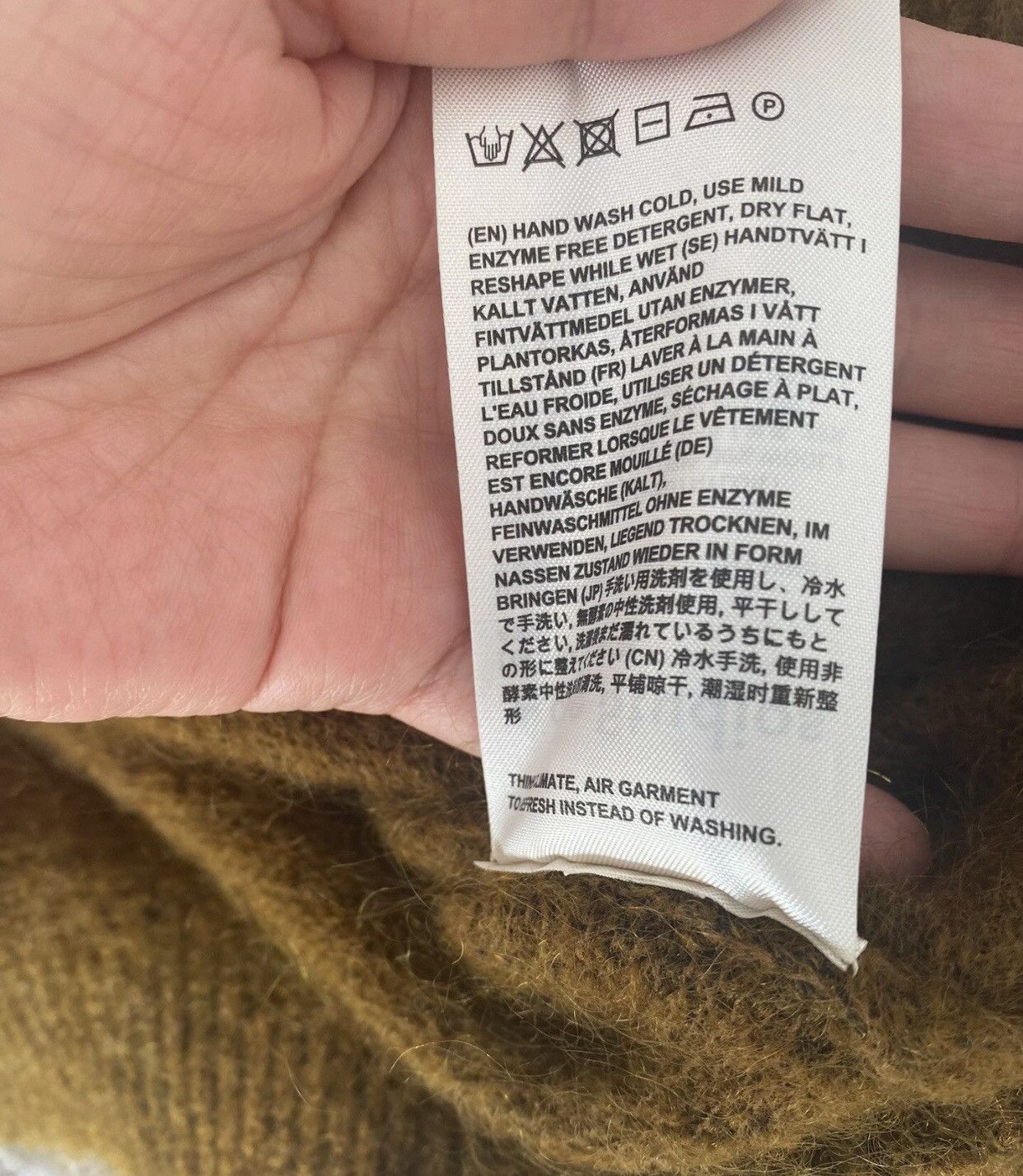 Acne Studios Acne studios Caramel mohair hoodie 2412-Nextarrow Size US XXS / EU 40 - 5 Thumbnail