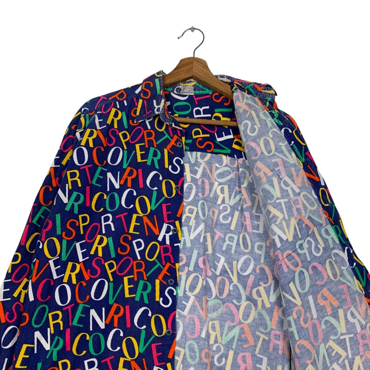 Enrico Coveri Enrico Coveri Sport Fullprint Button Shirt #2260-C100 Size US L / EU 52-54 / 3 - 10 Thumbnail