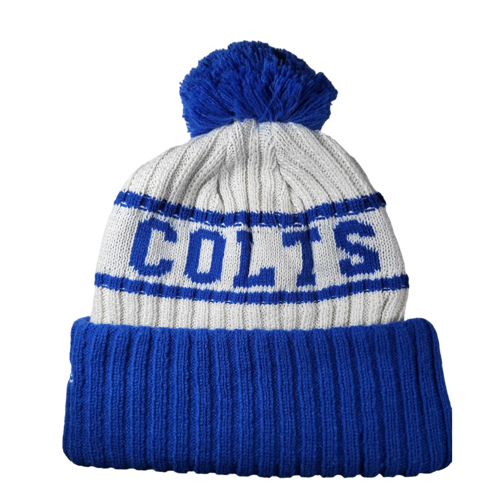 Other NWT Indianapolis Colts Sports Knit Pom Beanie Fleece Lined Size ONE SIZE - 5 Thumbnail